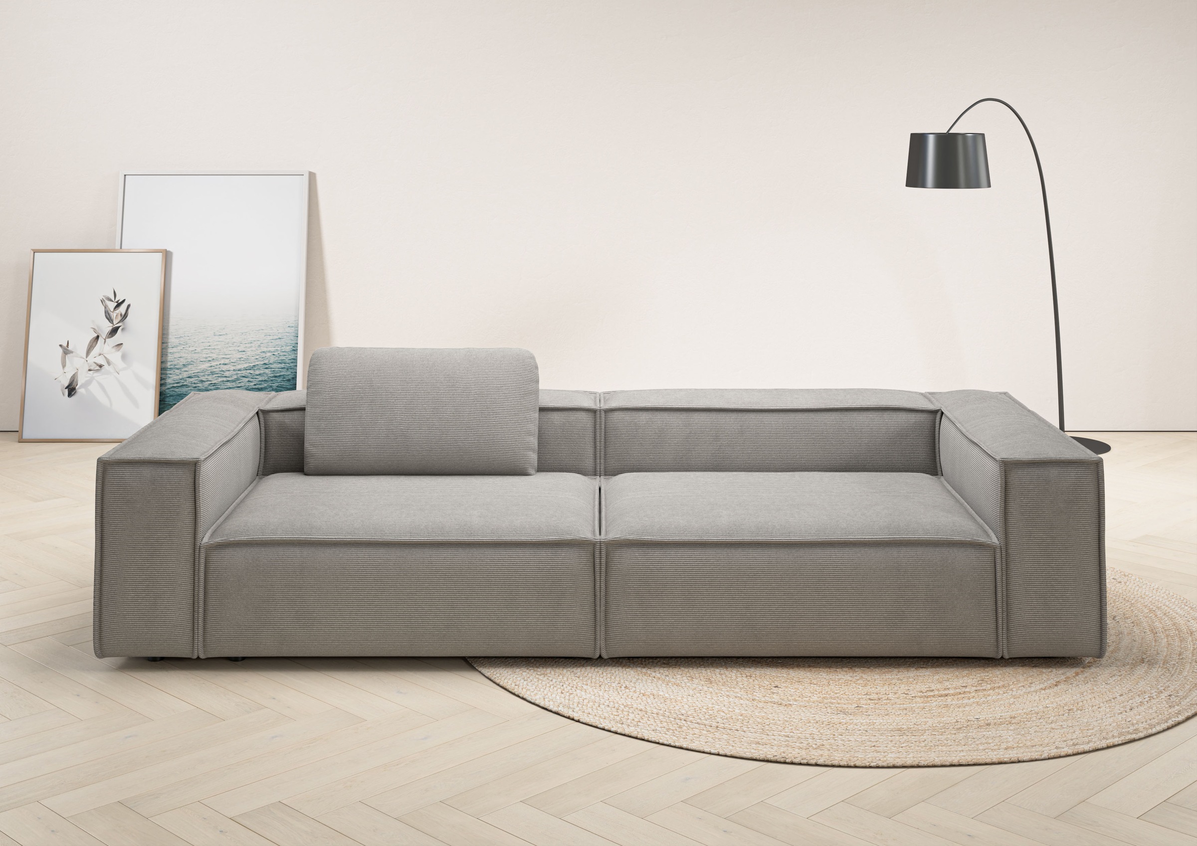 Home affaire 3-Sitzer »Watertown moderner 3-Sitzer« extra breites Sofa mit in eleganten Bezügen & großzügiger Sitzfläche