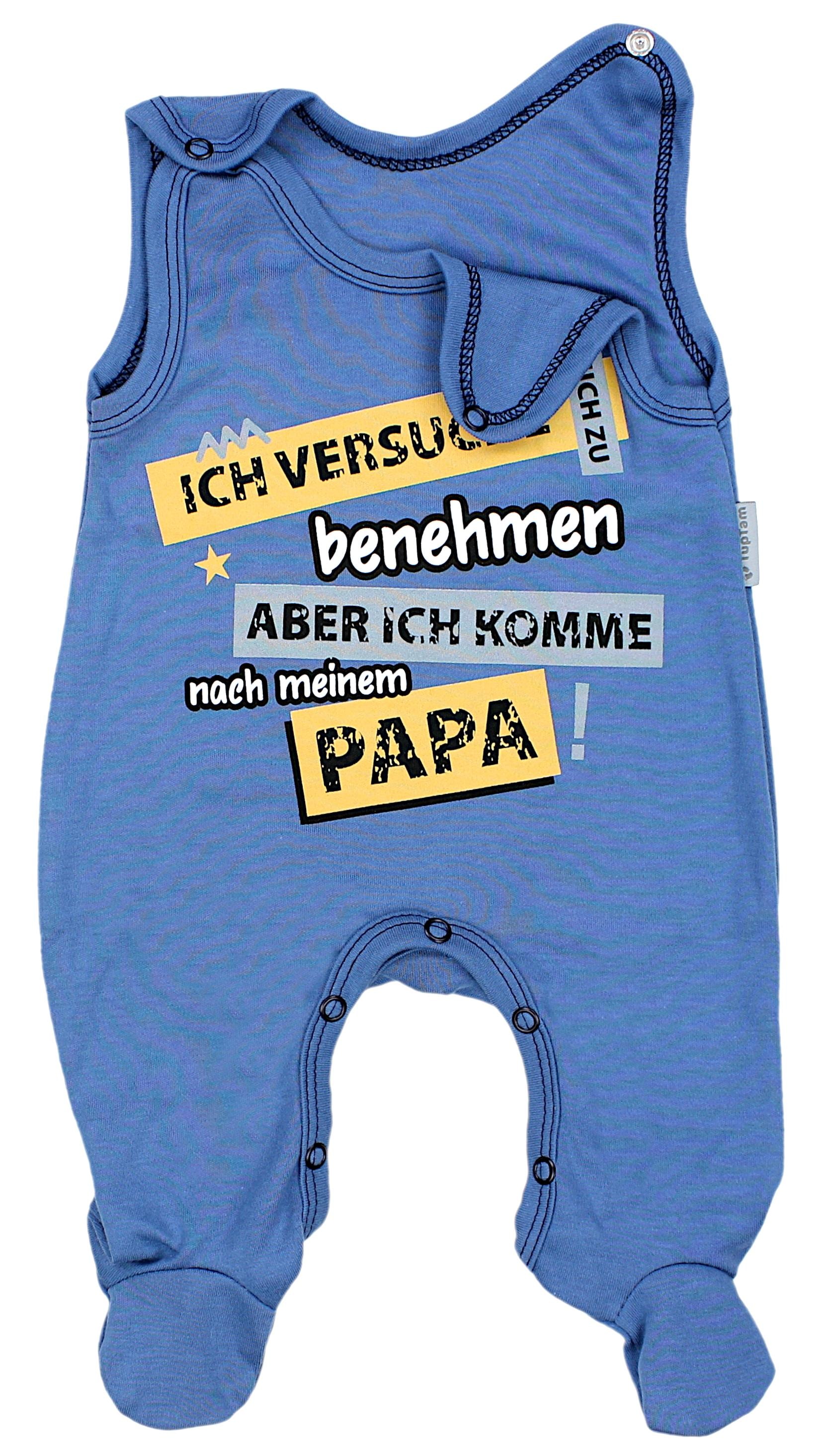 TupTam Strampler »Strampler Unisex Baby Strampler mit Spruch«