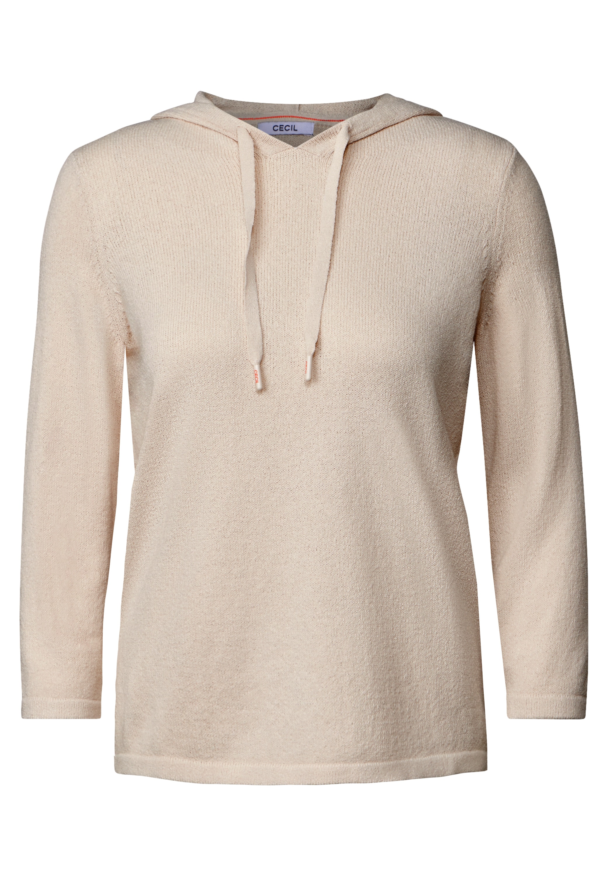 Cecil Strickpullover, mit Kapuze und Tunnelzug
