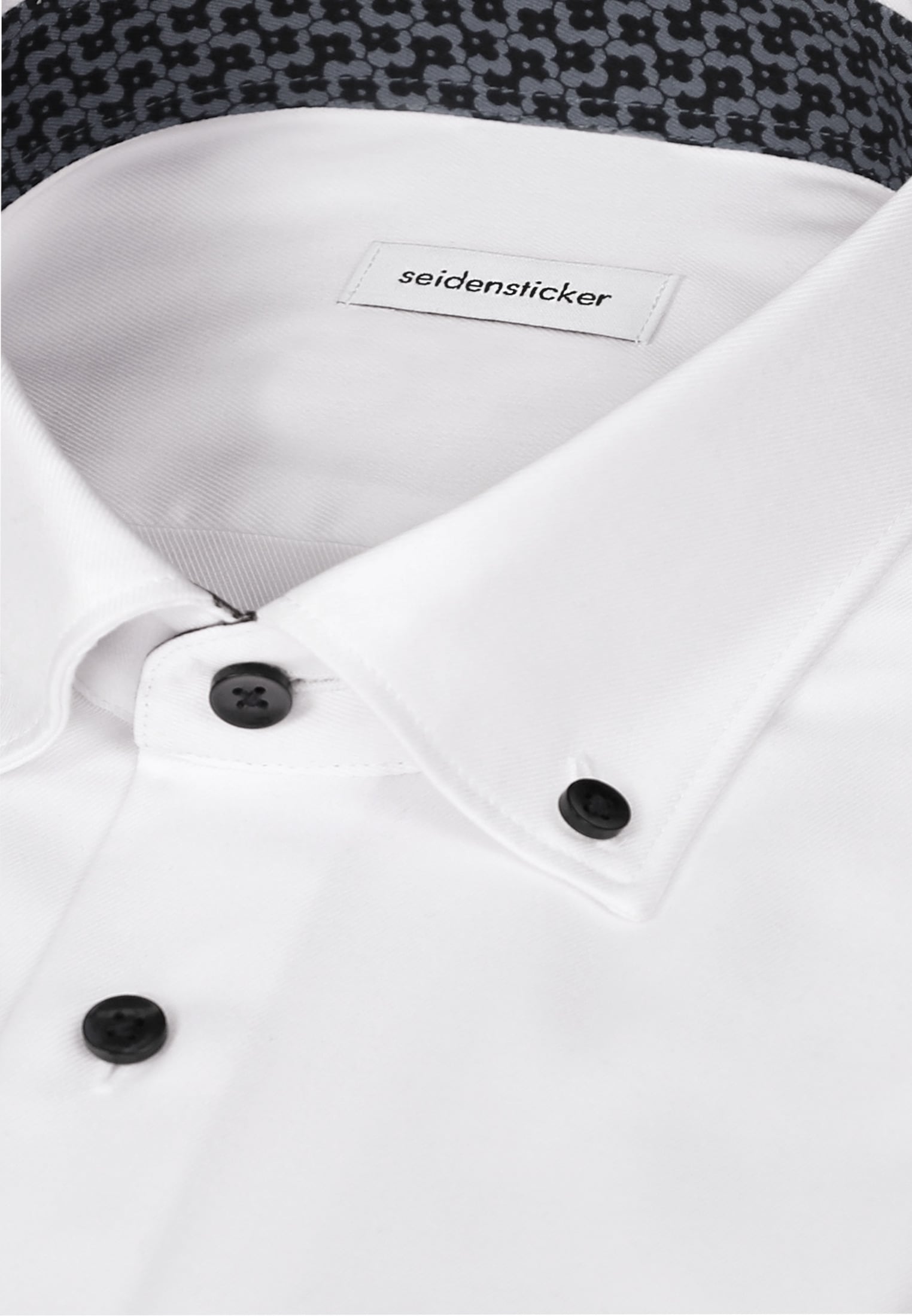seidensticker Businesshemd »Schwarze Rose« Slim 1/1 Button-Down-Kragen Uni