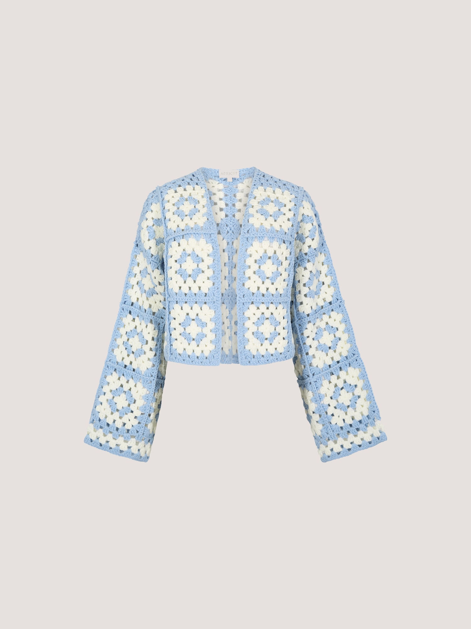 Apricot Strickjacke »Strickjacke« mit Häkelquadraten