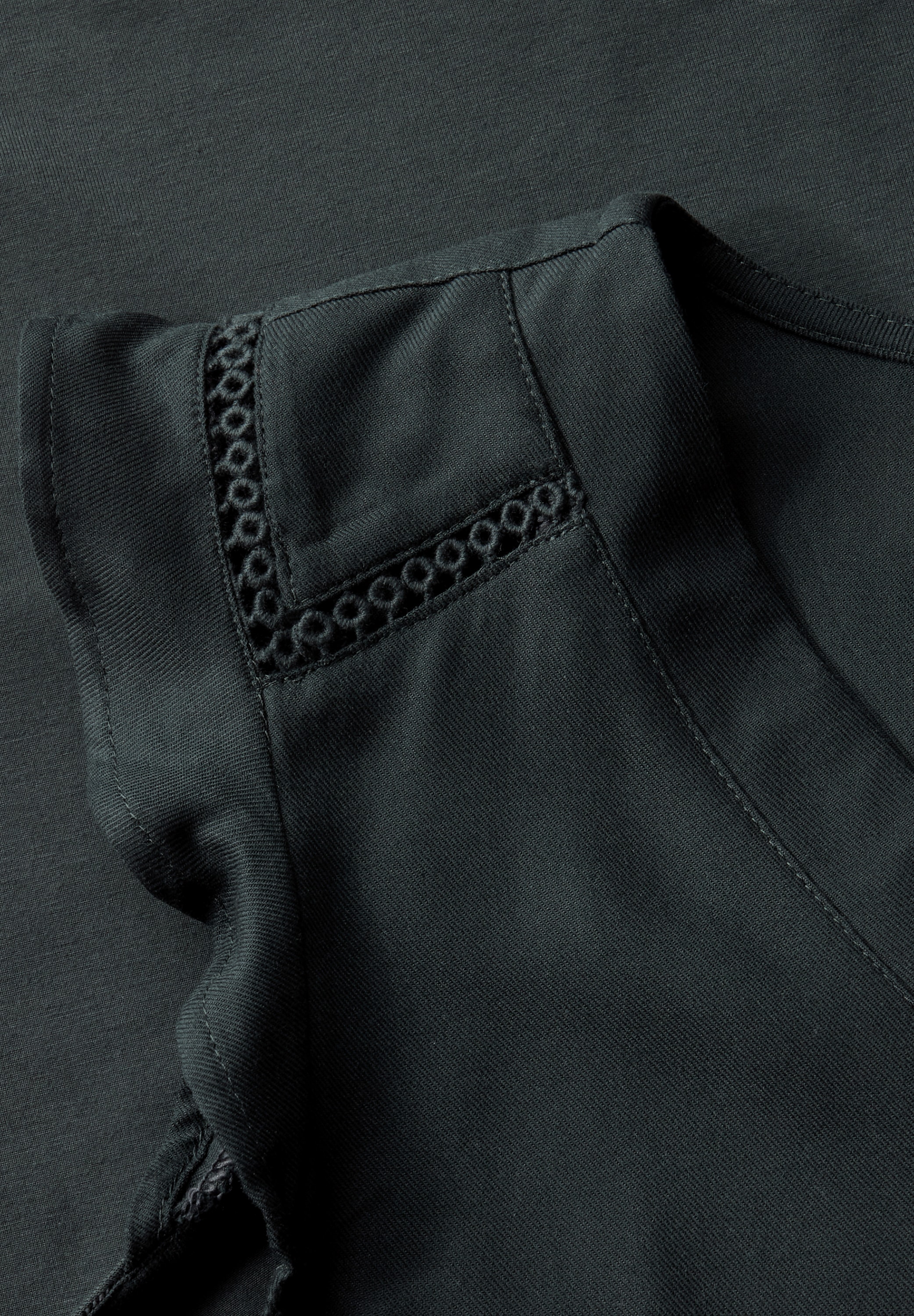 STREET ONE Shirttop mit Häkeldetails