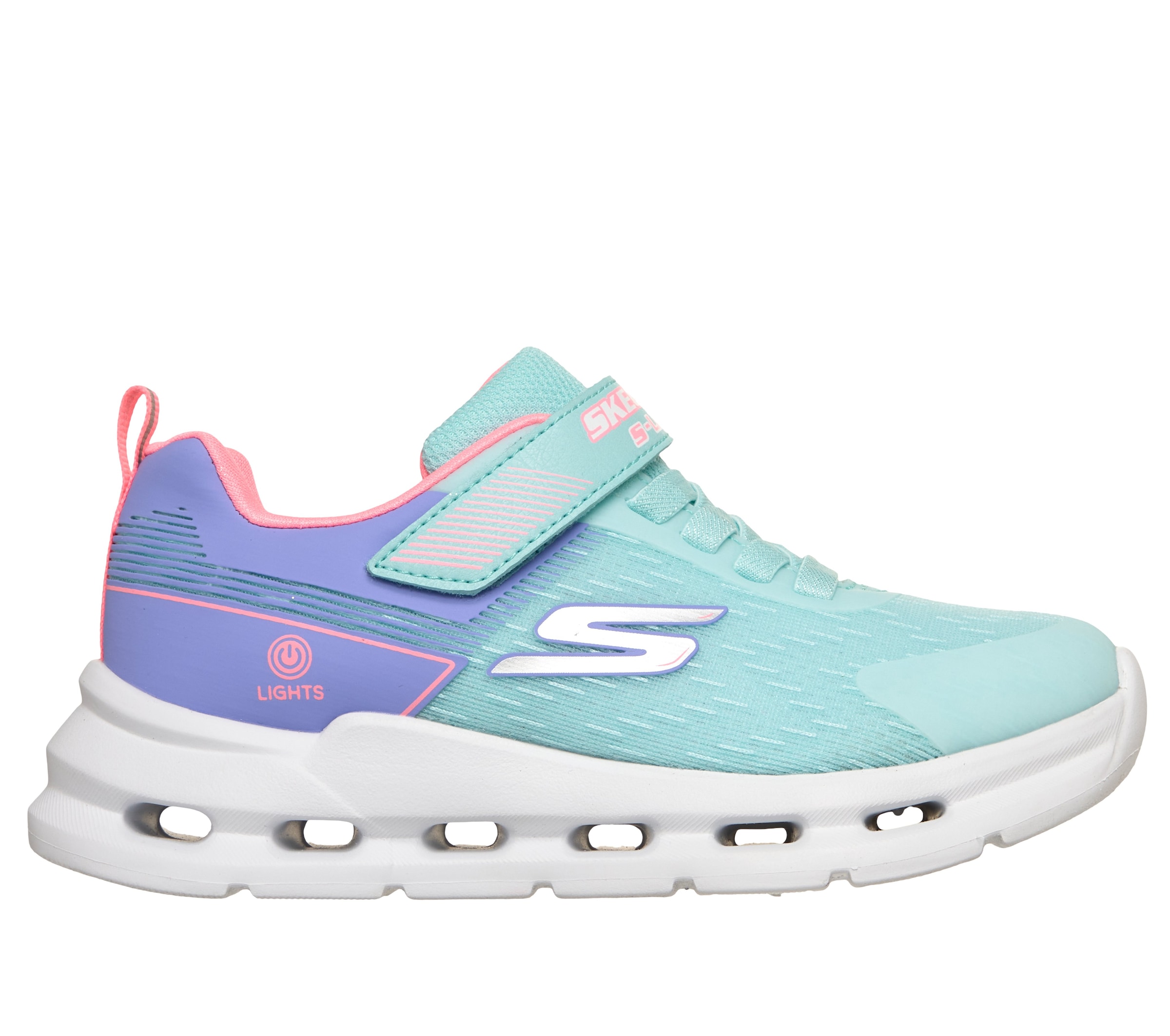 Skechers Sneaker »GLIDE-STEP LIGHTS«  Halbschuh mit Glide Step, Größenschablone zum Download