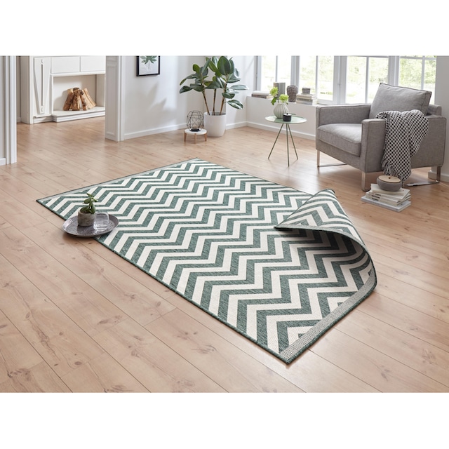 NORTHRUGS Teppich »Palma Wendeteppich«, rechteckig, In-& Outdoor,  Wetterfest, Balkon, Garten, Wohnzimmer, Wasserfest im OTTO Online Shop