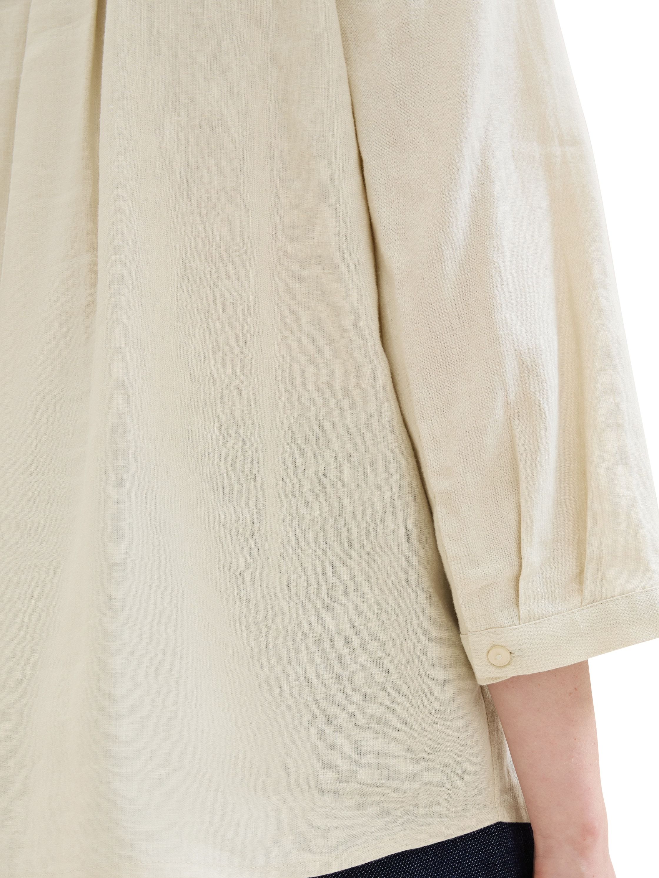 TOM TAILOR Schlupfbluse, mit Leinen