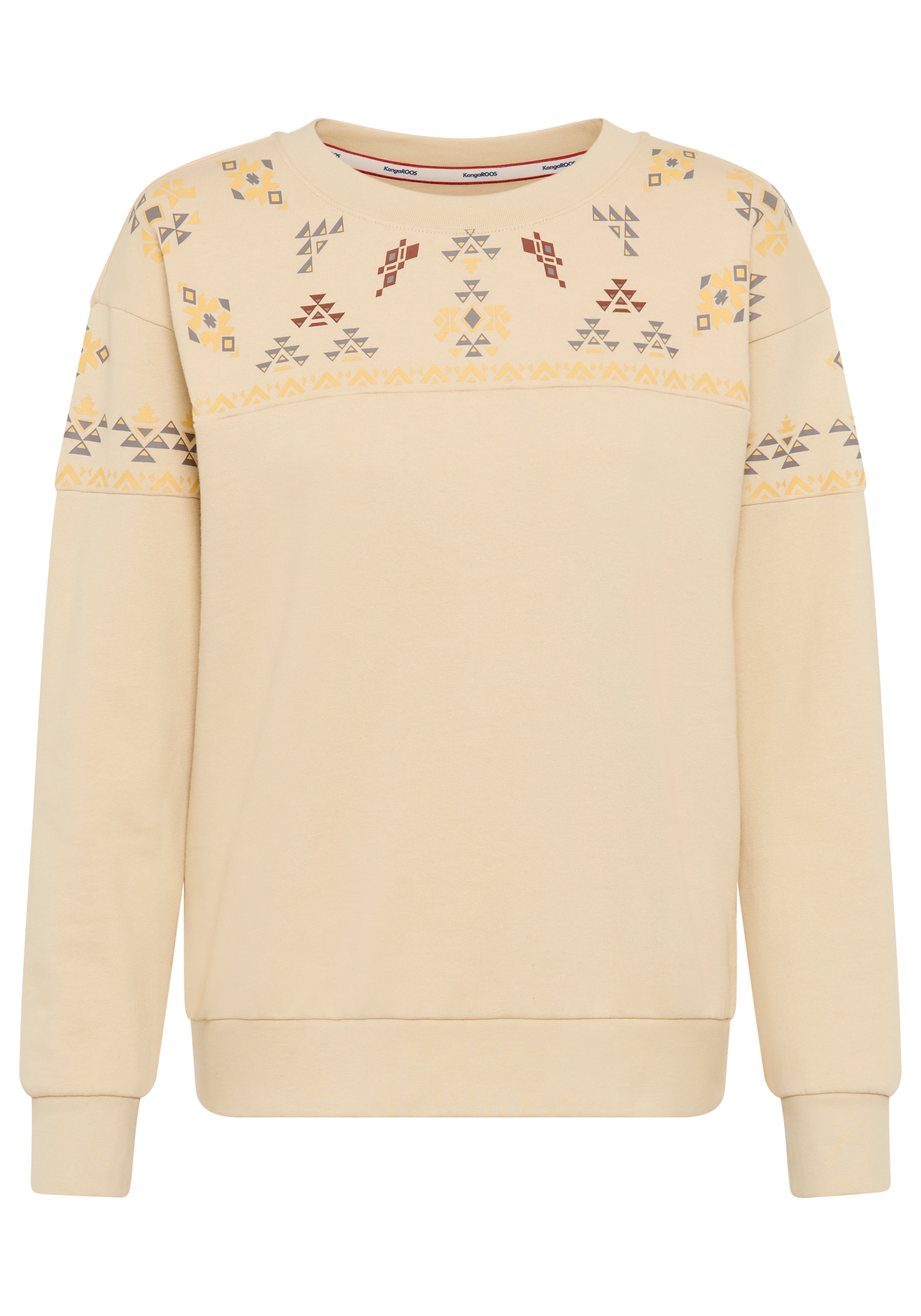 KangaROOS Sweatshirt, mit Norweger-Print