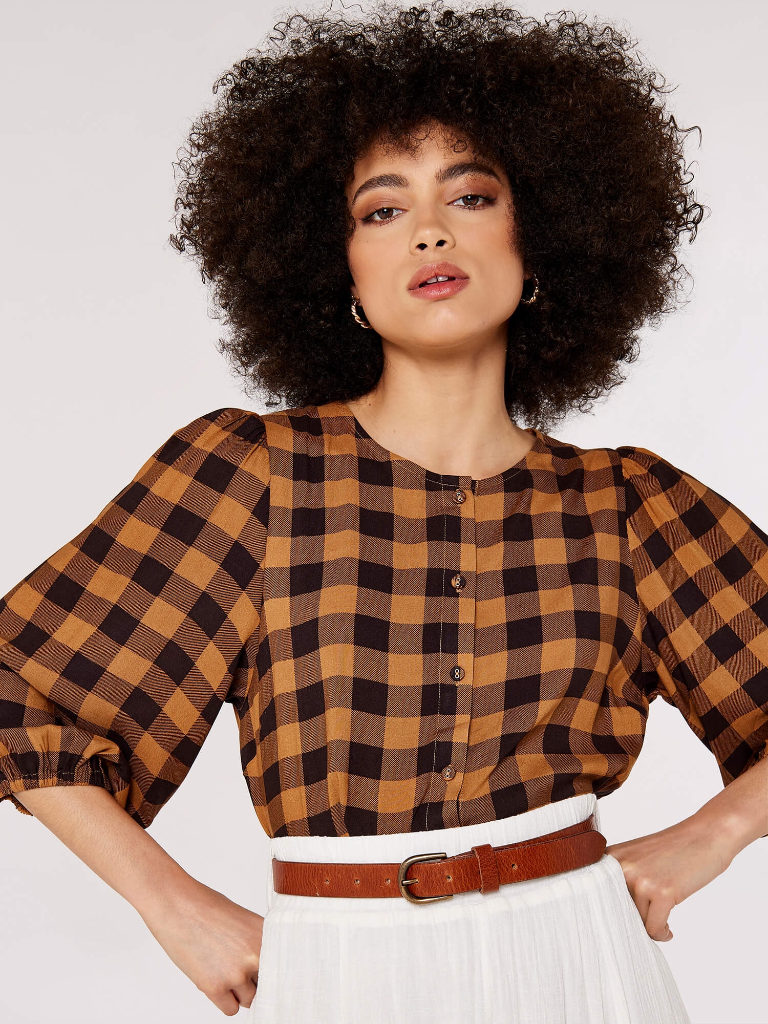 Apricot Karobluse »Bluse« mit Knopfleiste