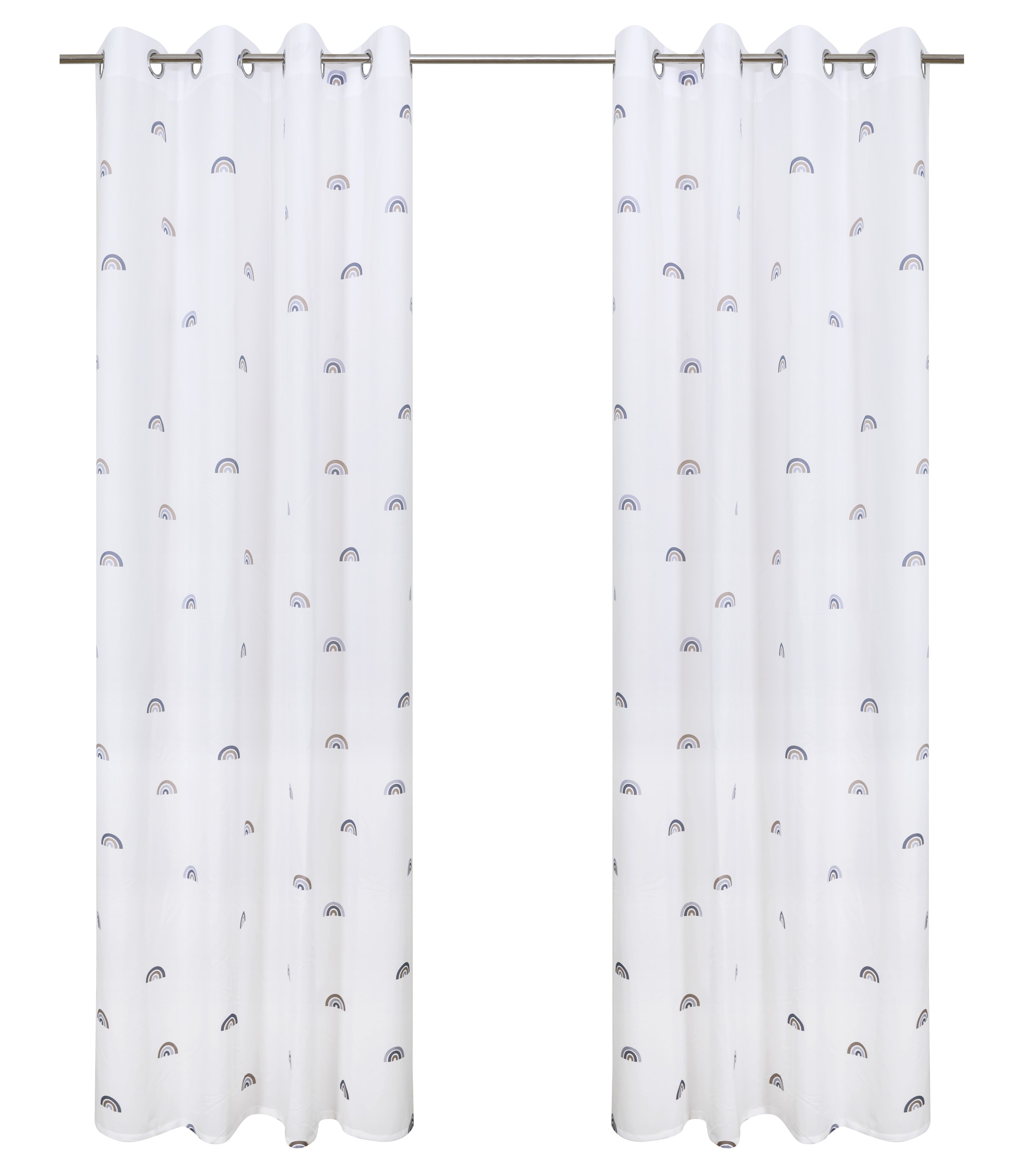 OTTO home Gardine »Elyna« Ösen 1 Stk. tlg. Pflegeleicht, Zartes Regenbogen- Design,
