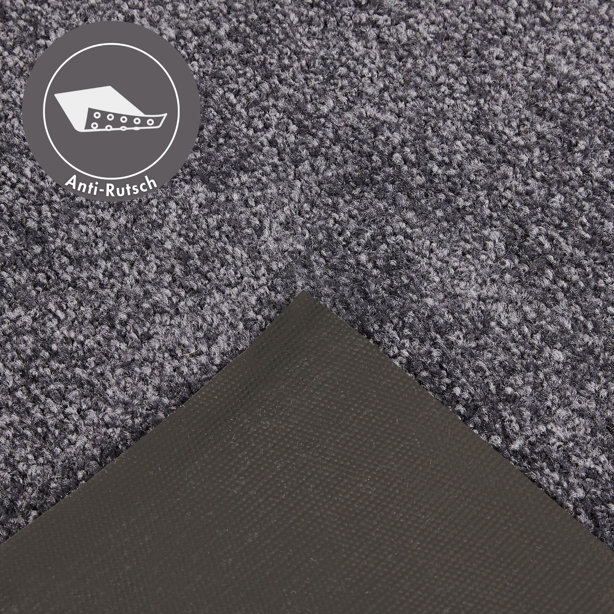 Andiamo Fußmatte »Super Wash & Clean, Made in Belgium« rechteckig 7 mm Höhe Schmutzfangmatte, Uni Farben, rutschhemmend, waschbar