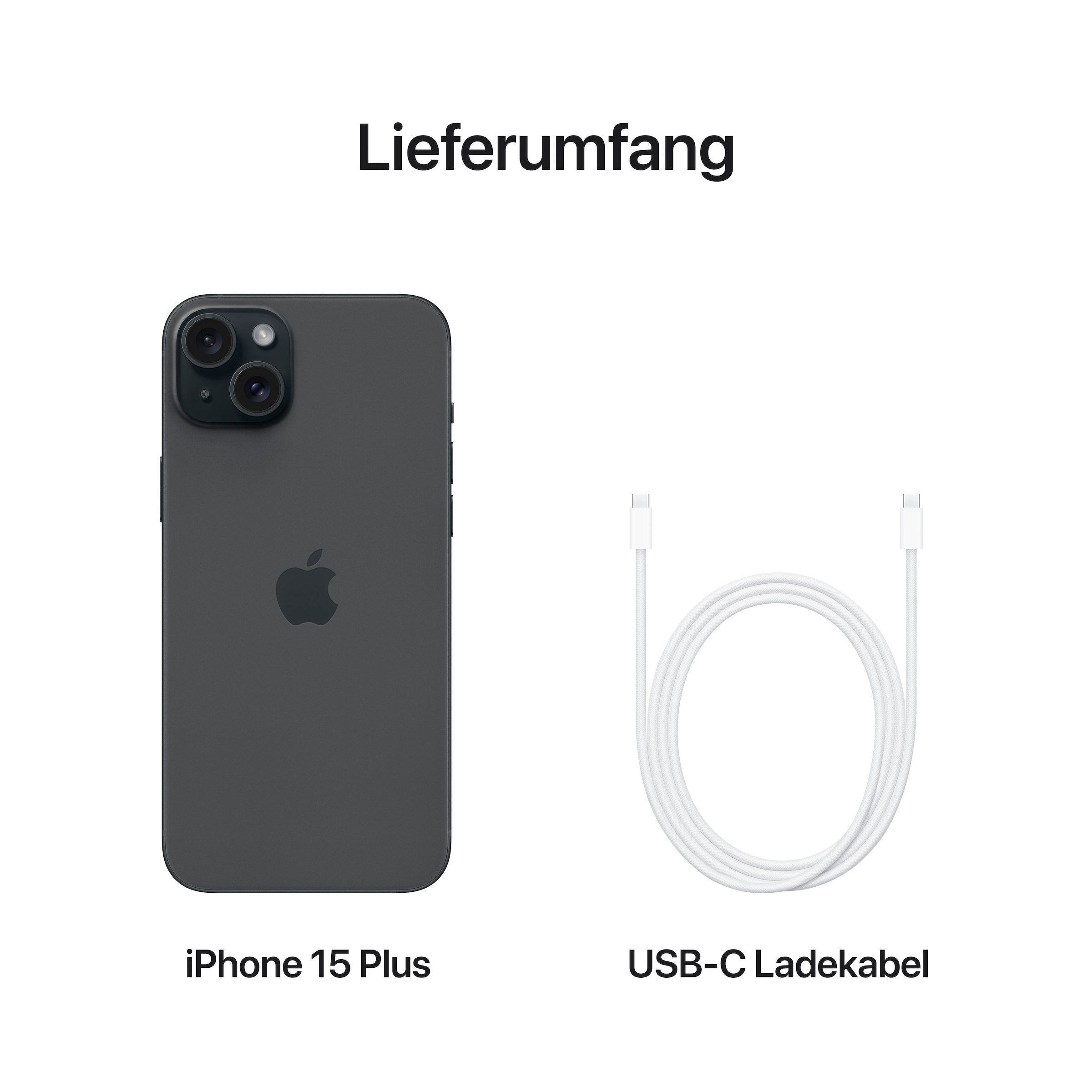 Apple Smartphone »iPhone 15 Plus«, schwarz