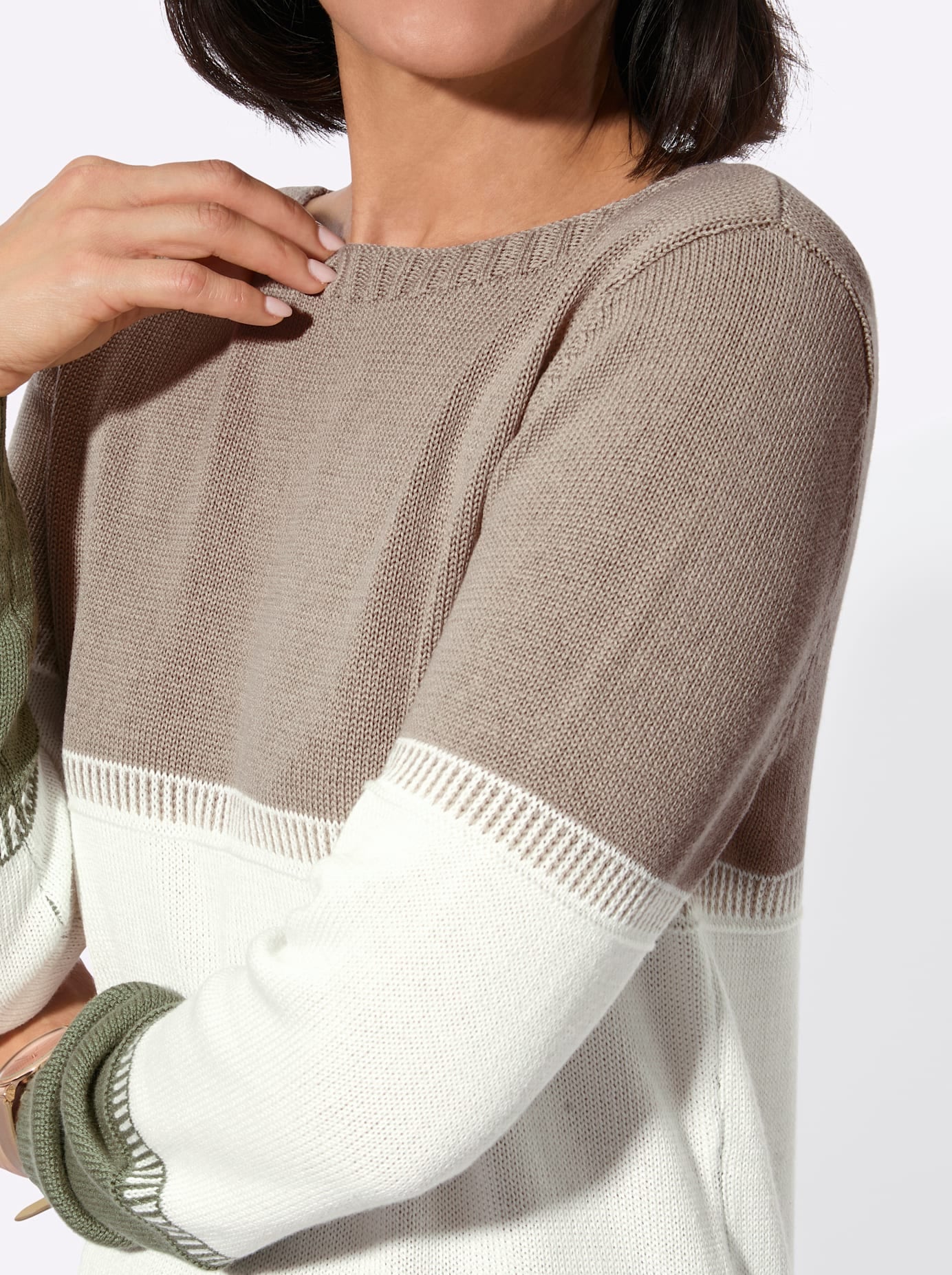 Casual Looks Strickpullover »Rundhals-Pullover«