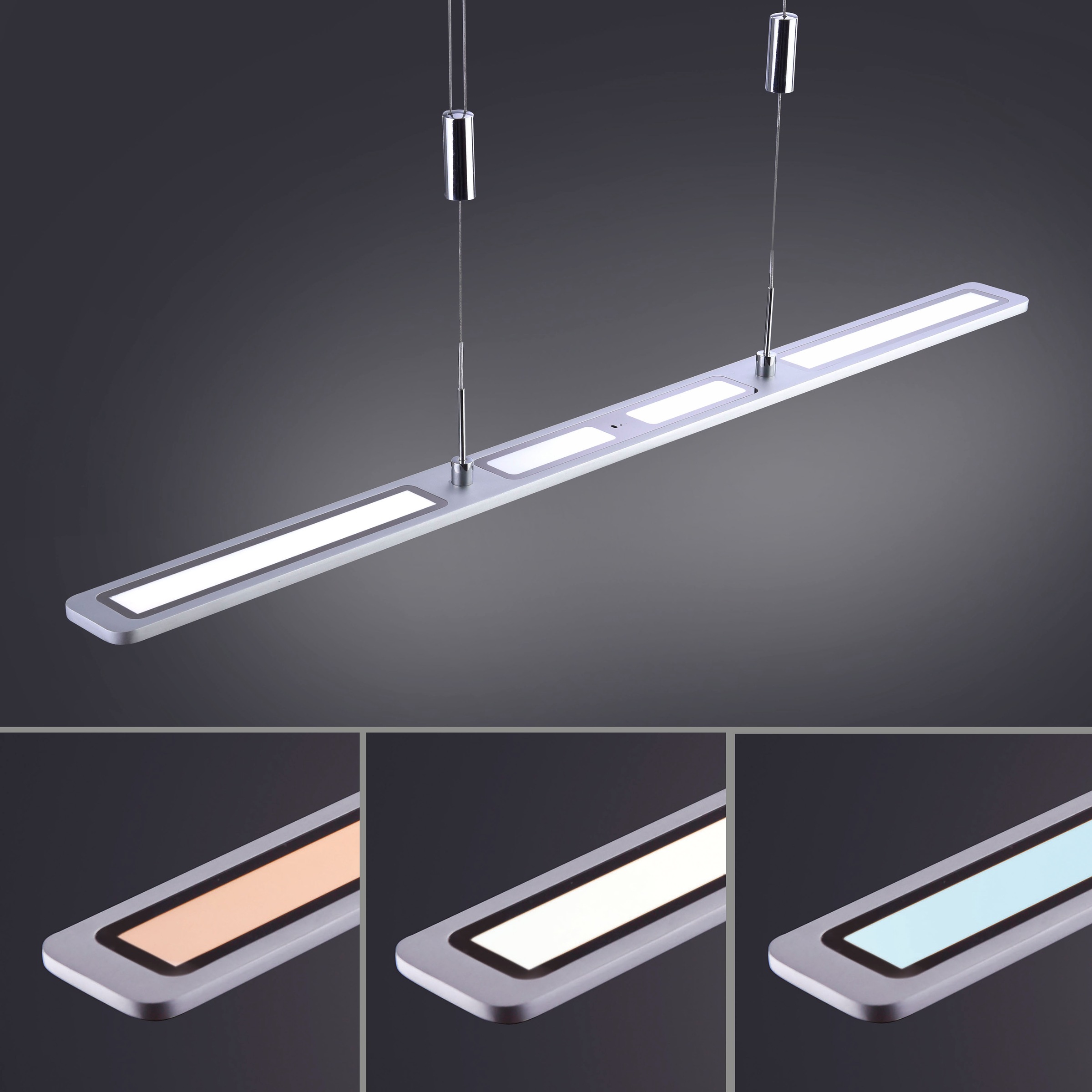 Paul Neuhaus Pendelleuchte »NIKA«, 1 flammig, Leuchtmittel LED-Board | LED fest integriert, LED, CCT - tunable white, dimmbar über Sensordimmer, Schalter
