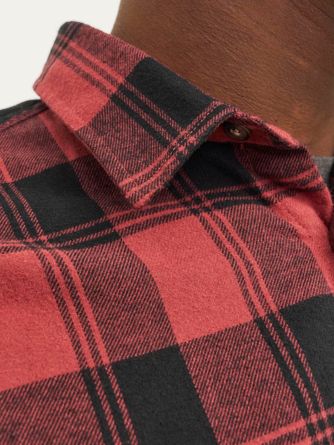 Jack & Jones Langarmhemd »JJJOSHUA FALL BUFFALO SHIRT LS«
