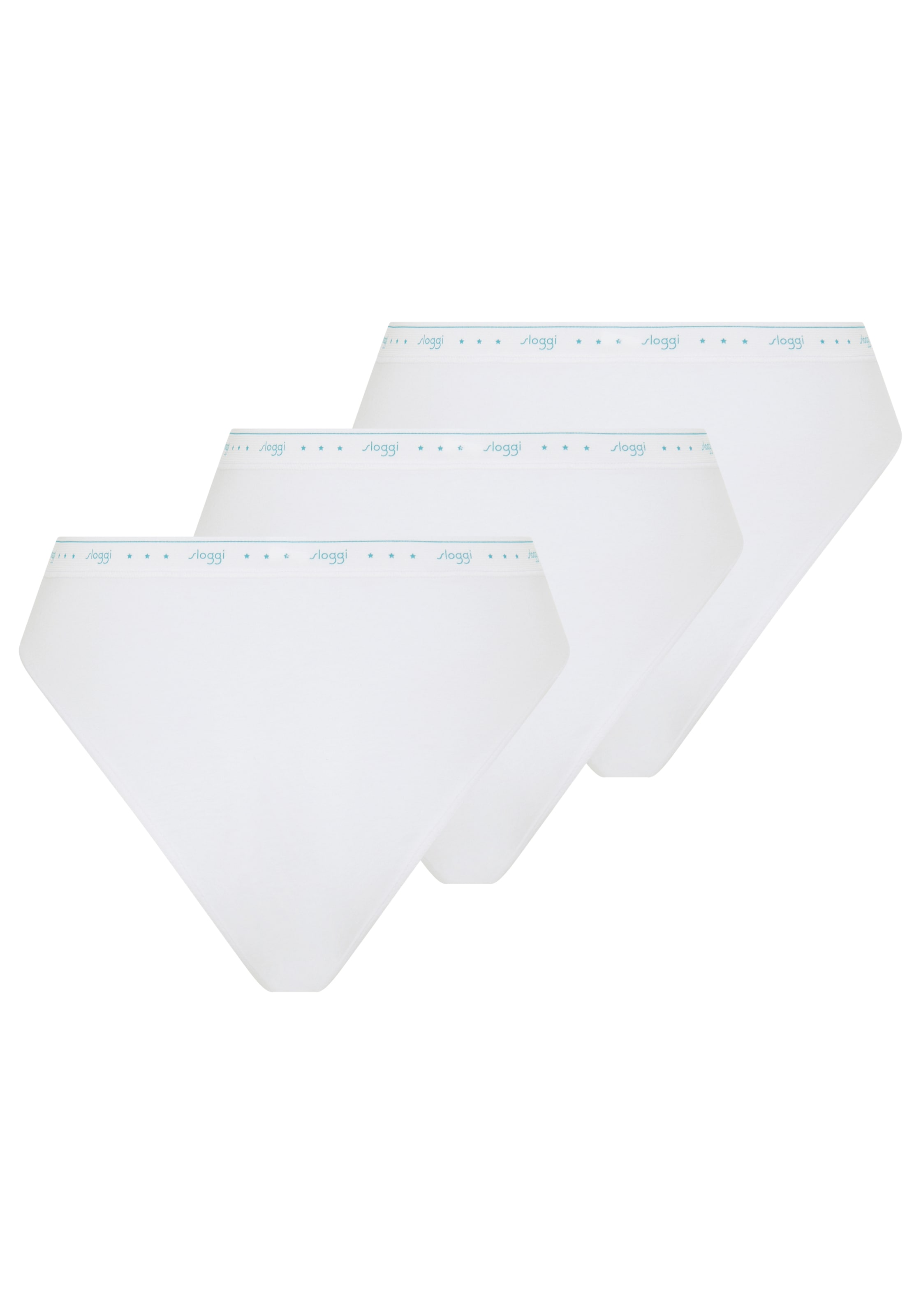 sloggi Tai-Slip »24/7 100«, (3er Pack), elastischer Bund mit sloggi-Logo-Schriftzug