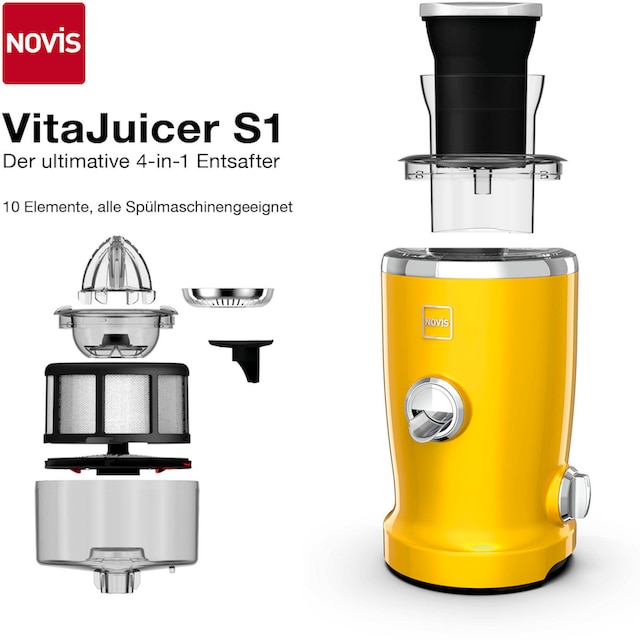 NOVIS Entsafter »VitaJuicer S1 gelb«, 240 W jetzt im OTTO Online Shop