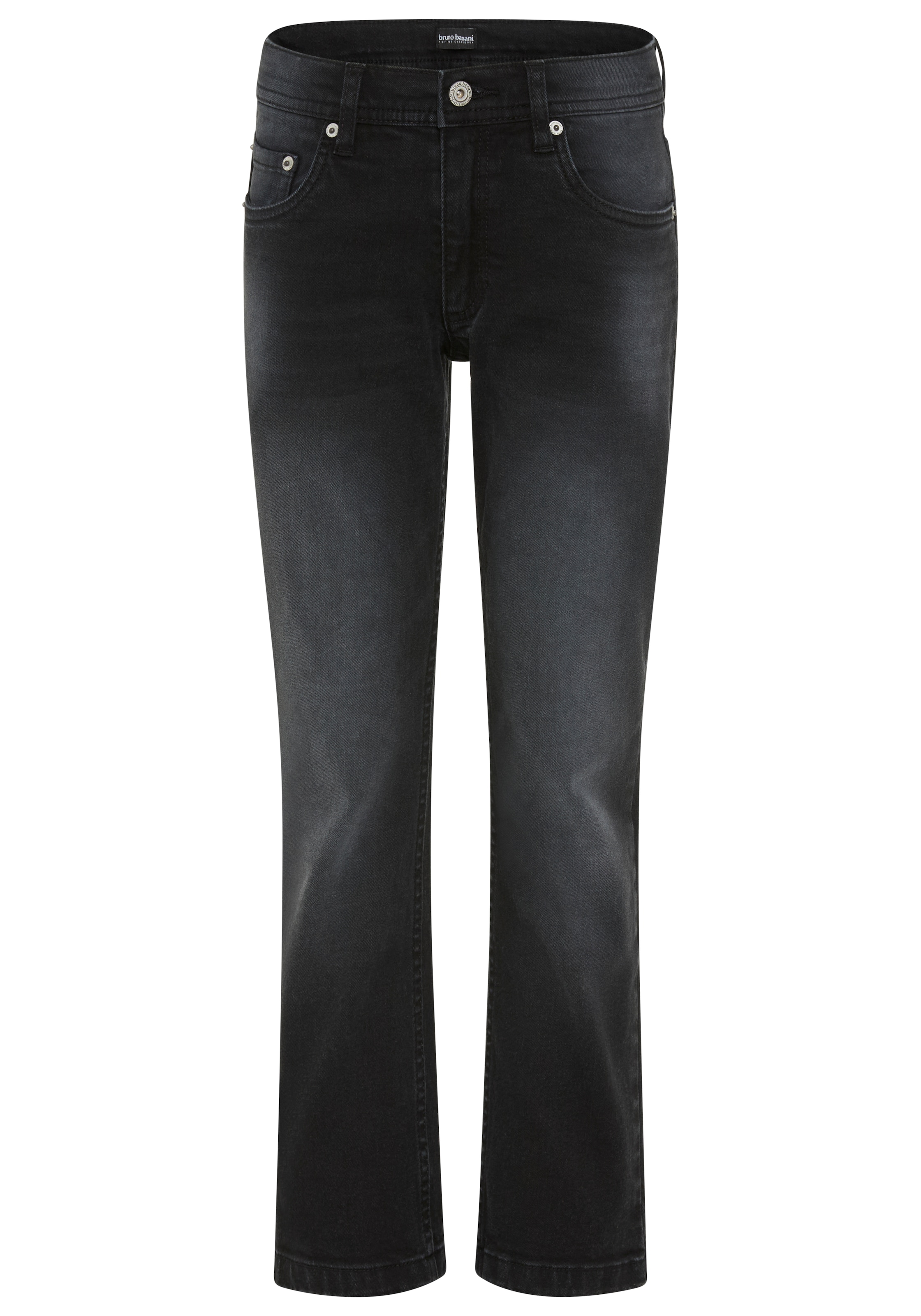 Bruno Banani Straight-Jeans »Gerade Stretchjeans mit modischer Stickerei auf Po-Tasche, für Jungen« für Jungen, normal hohe Leibhöhe, mit Stickerei