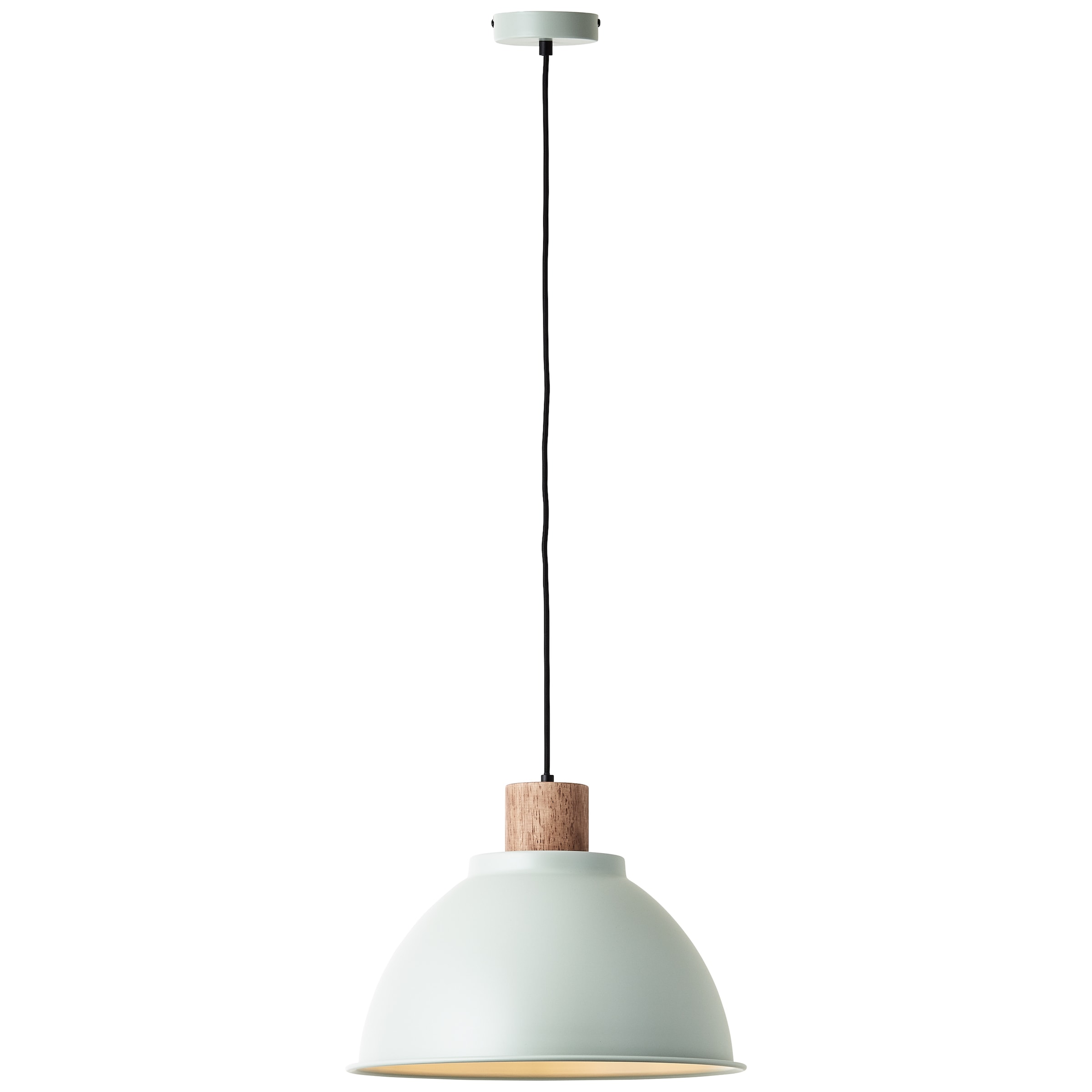 Brilliant Pendelleuchte »Erena«, 1 flammig, Leuchtmittel E27 | ohne Leuchtmittel, Höhe 120 cm, Ø 38 cm, E27, kürzbar, Metall/Holz