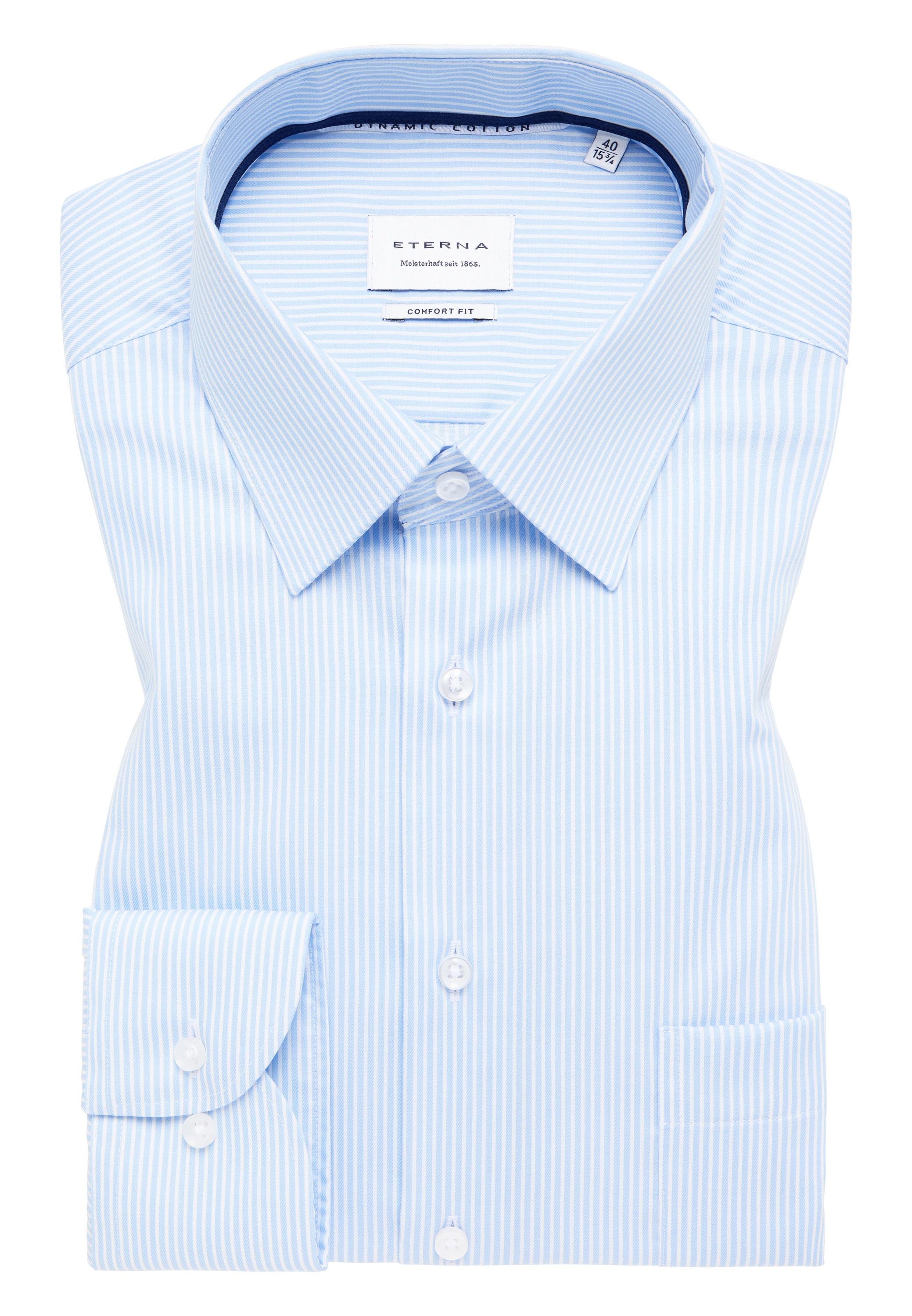 Eterna Langarmhemd »COMFORT FIT« NON IRON (bügelfrei)