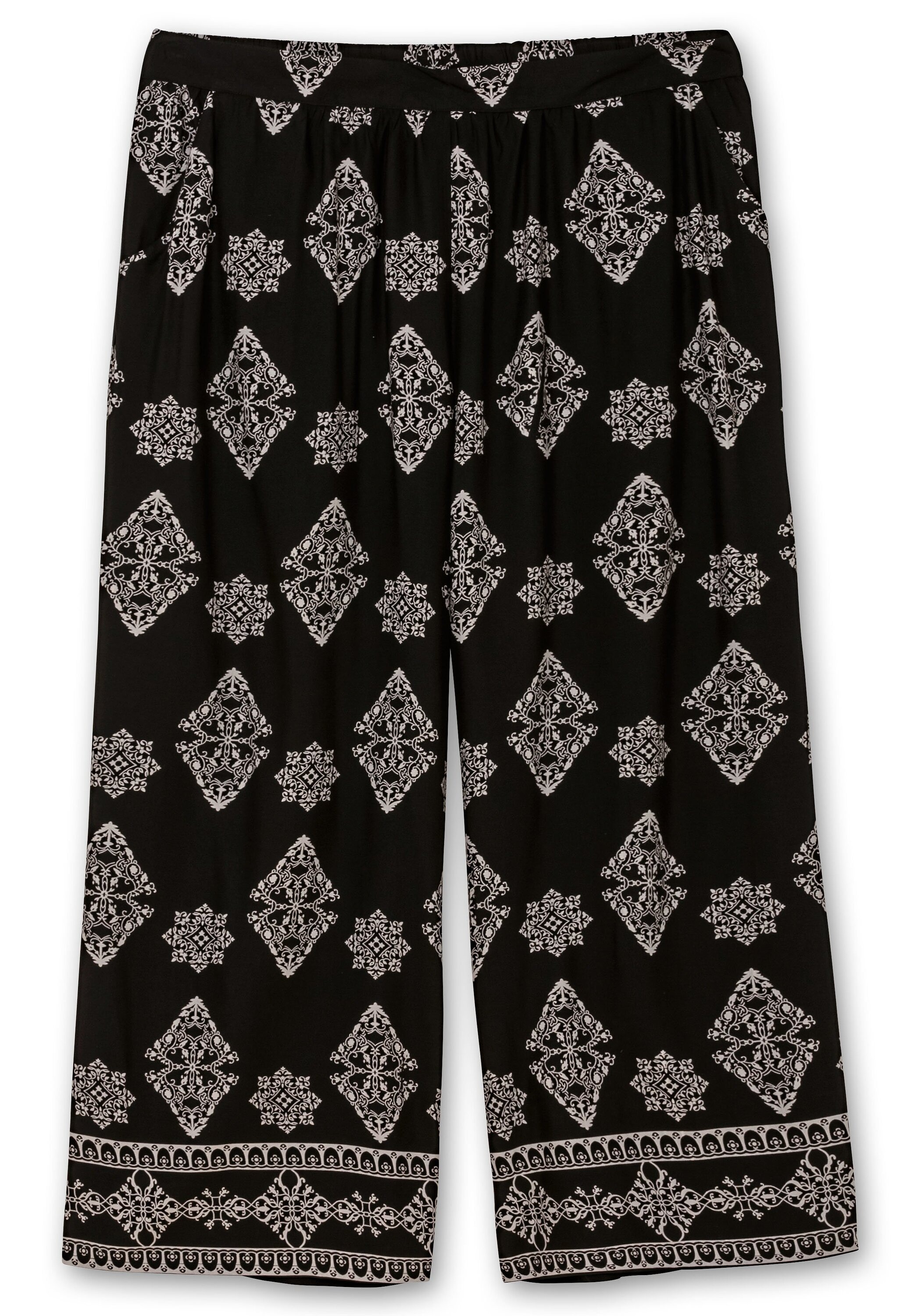 Sheego Schlupfhose »Schlupfhose mit Allover- und Bordürendruck«