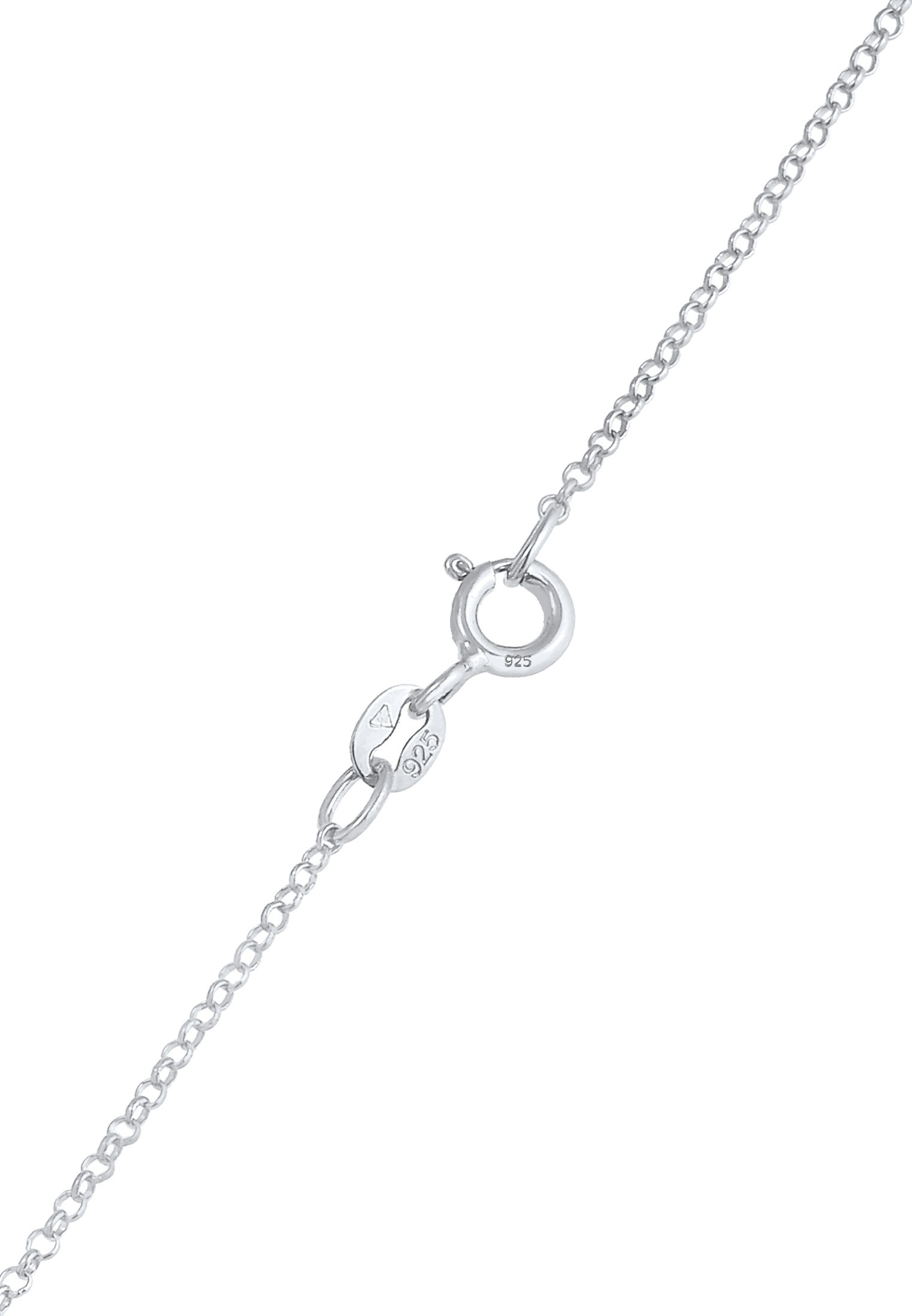 Elli Kette mit Anhänger »Halskette Flugzeug Reise Travel Erbskette Trend 925 Silber«