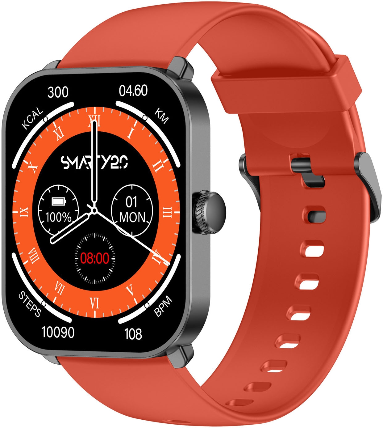 SMARTY 2.0 Smartwatch »Smarty 2.0«, (/ 1,78 Zoll),)