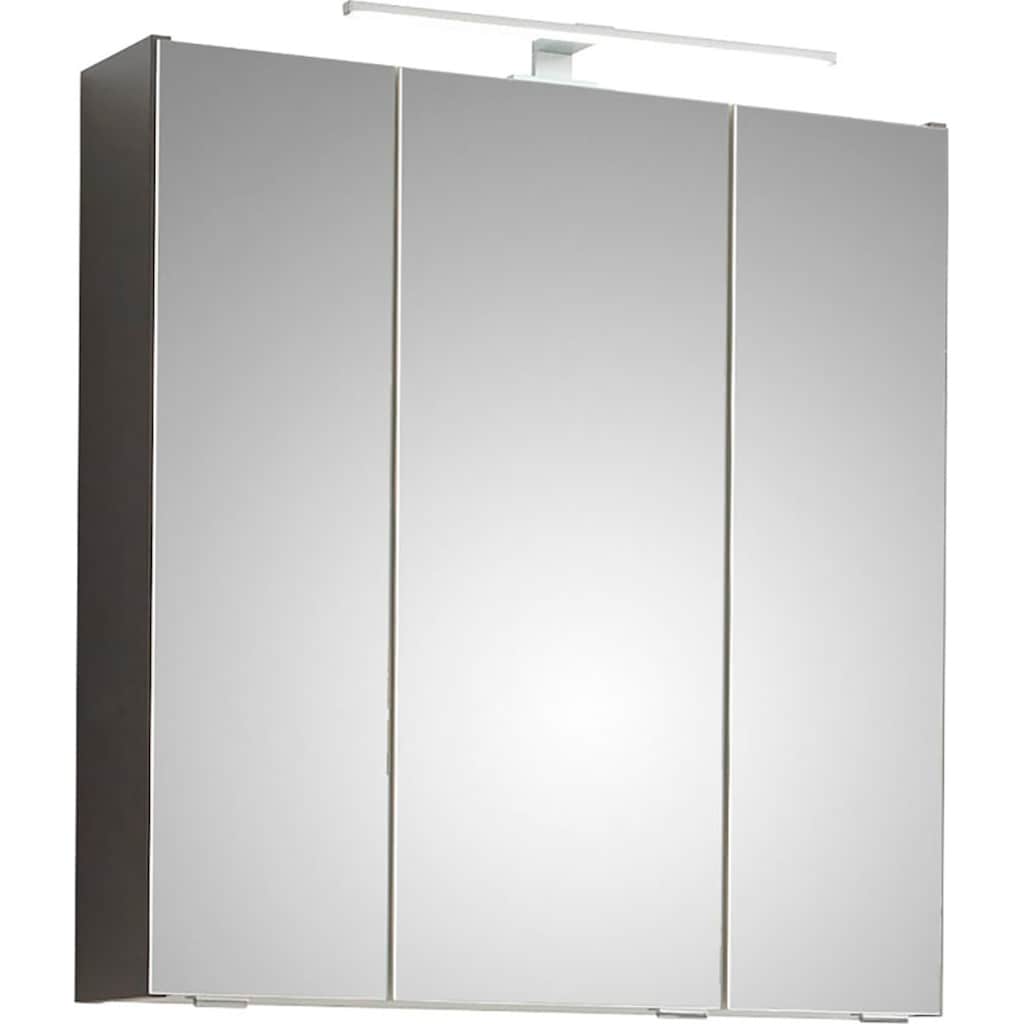 Saphir Spiegelschrank »Quickset 357 Badschrank, 3 Spiegeltüren, 6 Einlegeböden, 65 cm breit«