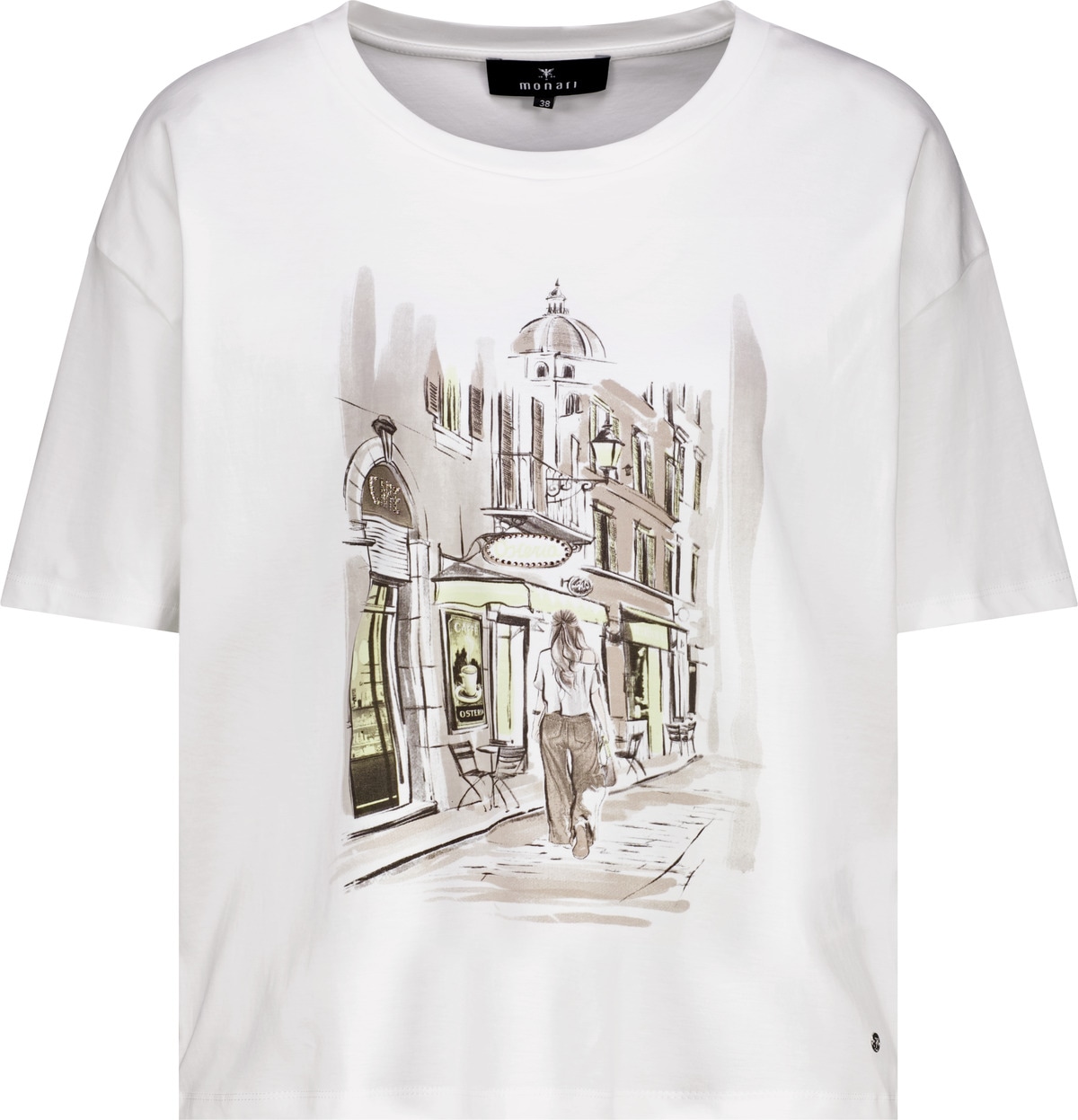Monari T-Shirt »Shirt City« Regular fit mit Print