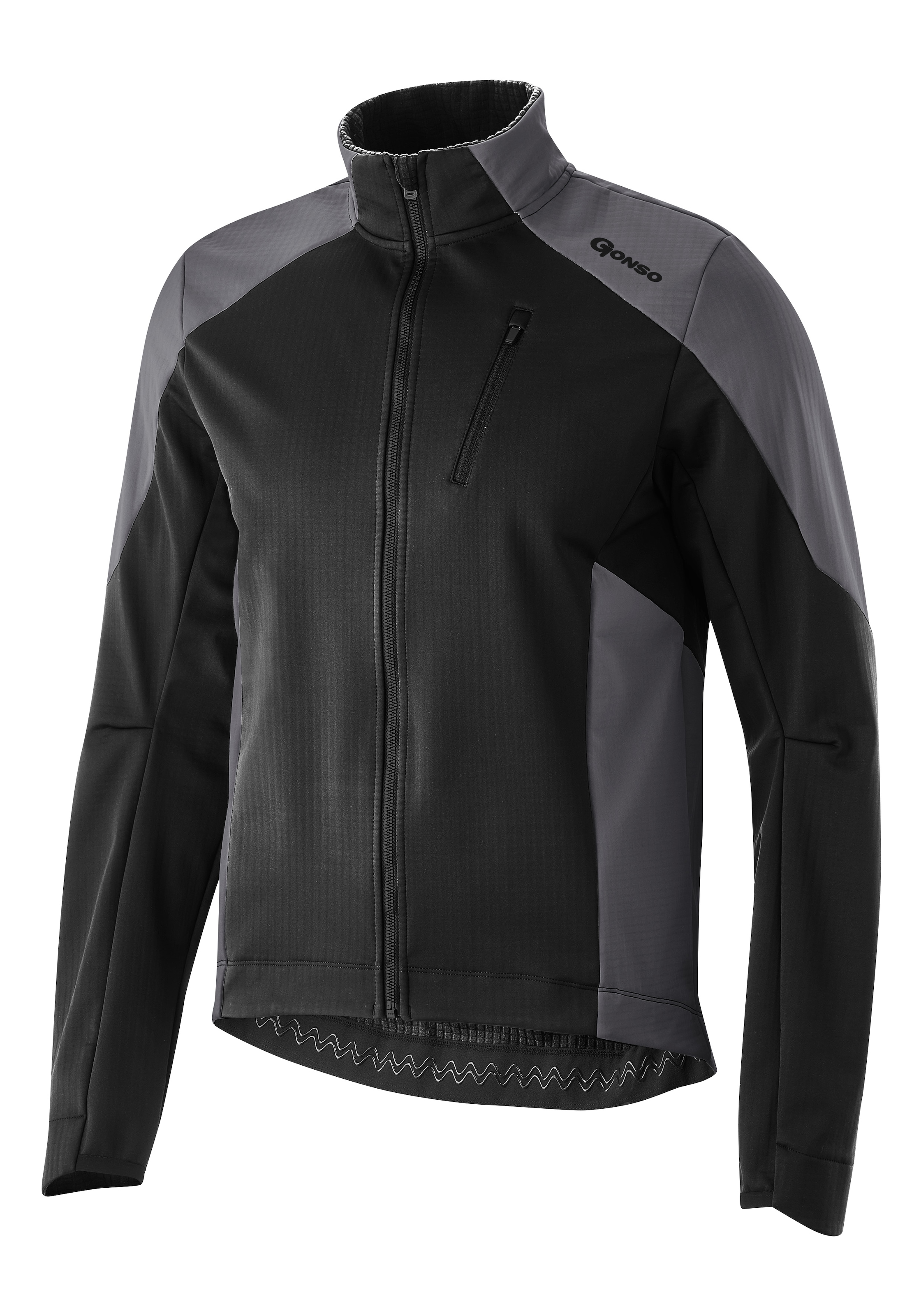 Gonso Fahrradjacke »TRAIL JACKET SOFTSHELL M«, Wasserabweisend, strapazierfähig, atmungsaktiv