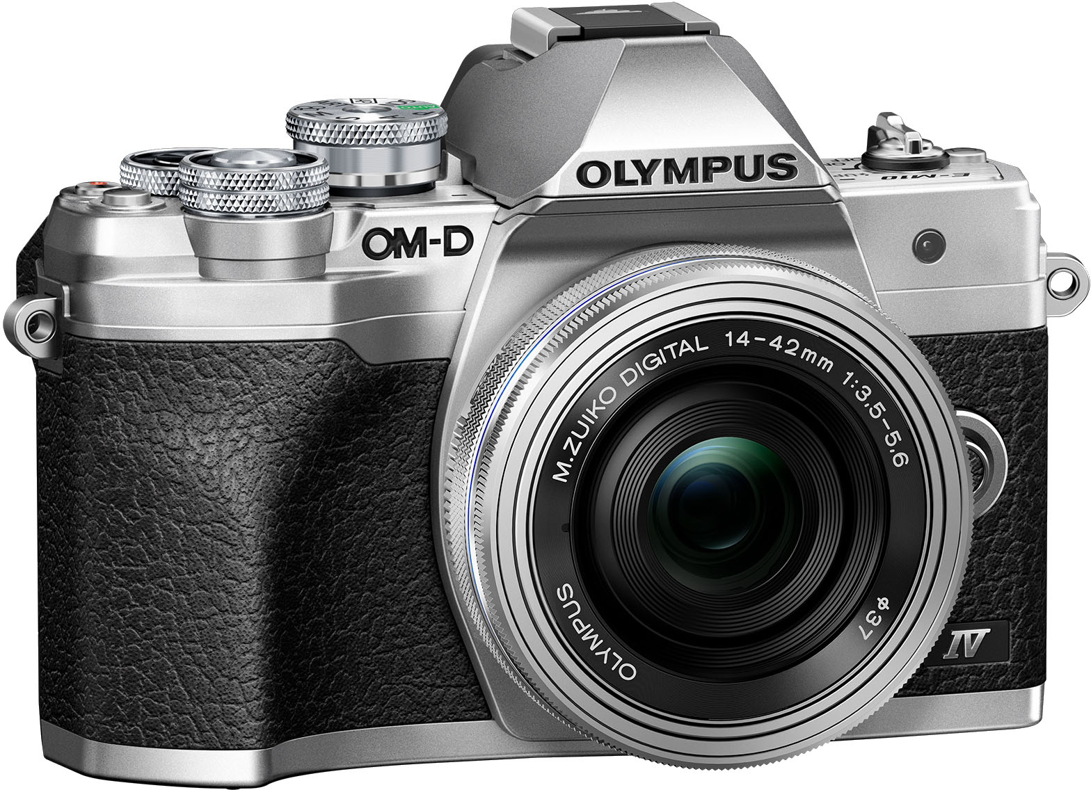 Olympus Systemkamera »E-M10 Mark IV« M.Zuiko Digital ED 14‐42mm F3,5-5,6 EZ Pancake, 20,3, Bluetooth WLAN (WiFi), inkl. +BLS-50, F-5AC USB-AC...