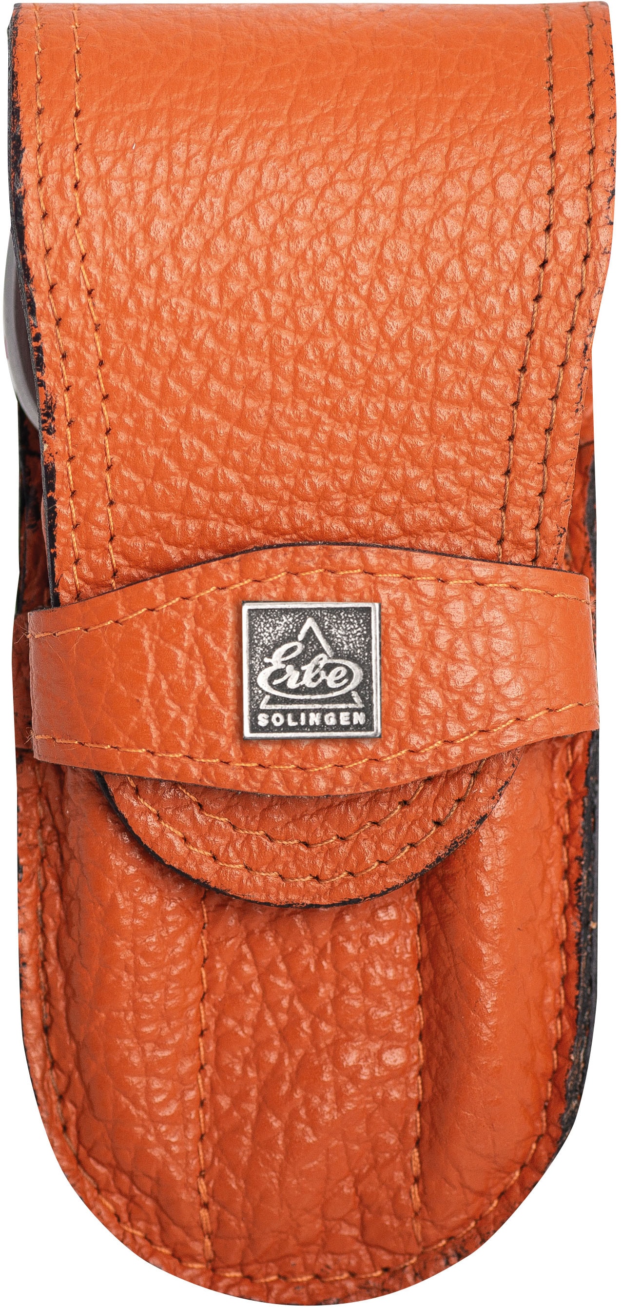 ERBE Maniküre-Etui »ERBE Maniküre Set Steck-Etui Serie "Piemont", schwarz, 4-tlg., Inox«, Echtleder, rostfreie Instrumente, Hergestellt in Solingen/Deutschland