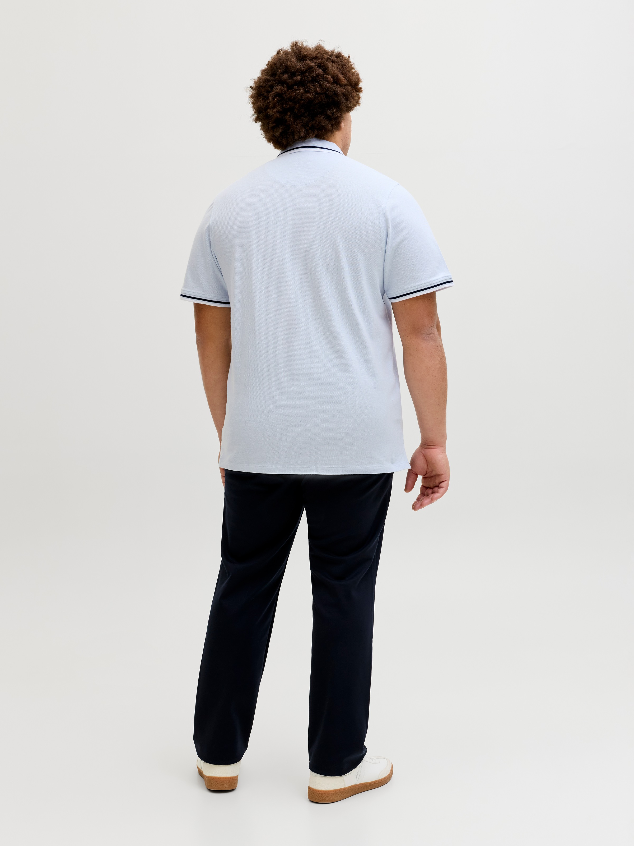 Jack & Jones PlusSize Poloshirt »JJEPAULOS POLO SS NOOS PLS« Baumwolle, regular fit