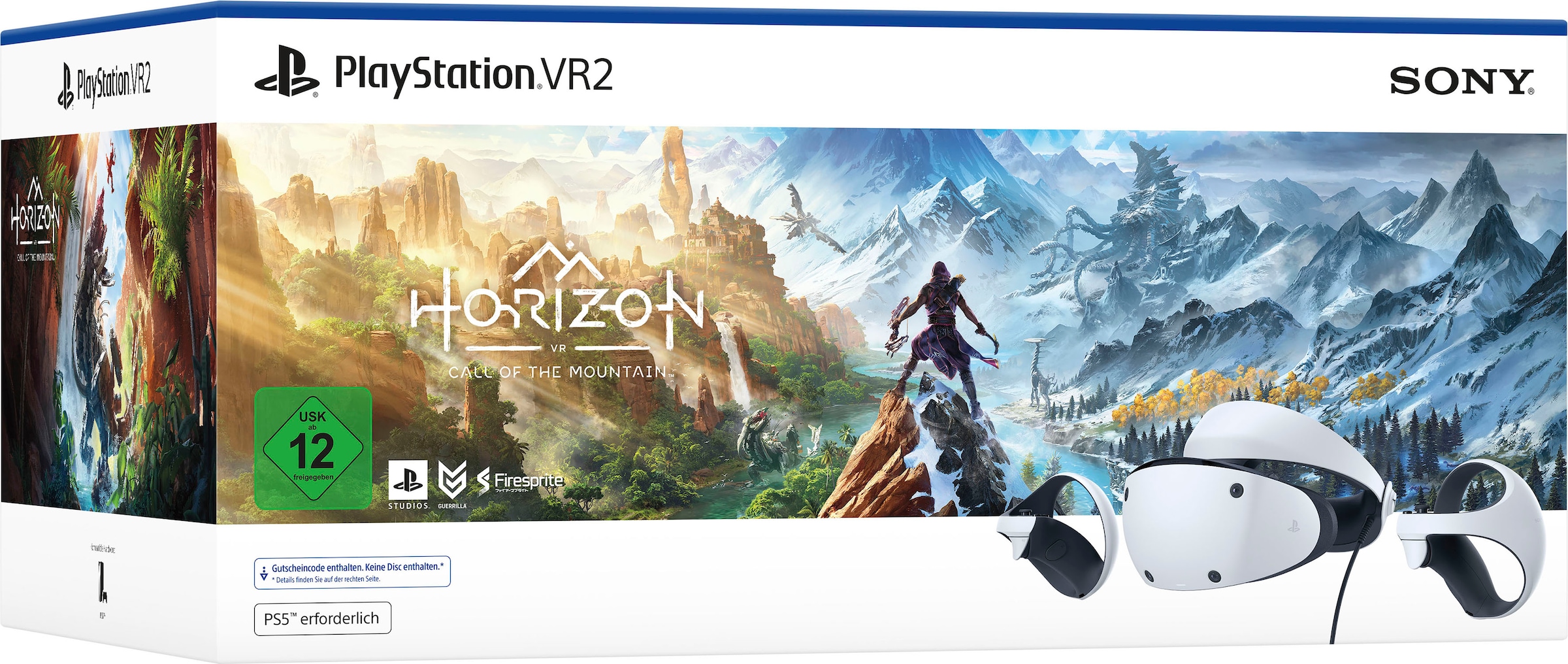 PlayStation 5 Virtual-Reality-Brille »PlayStation®VR2 Horizon Call of the Mountain-Bundle™«
