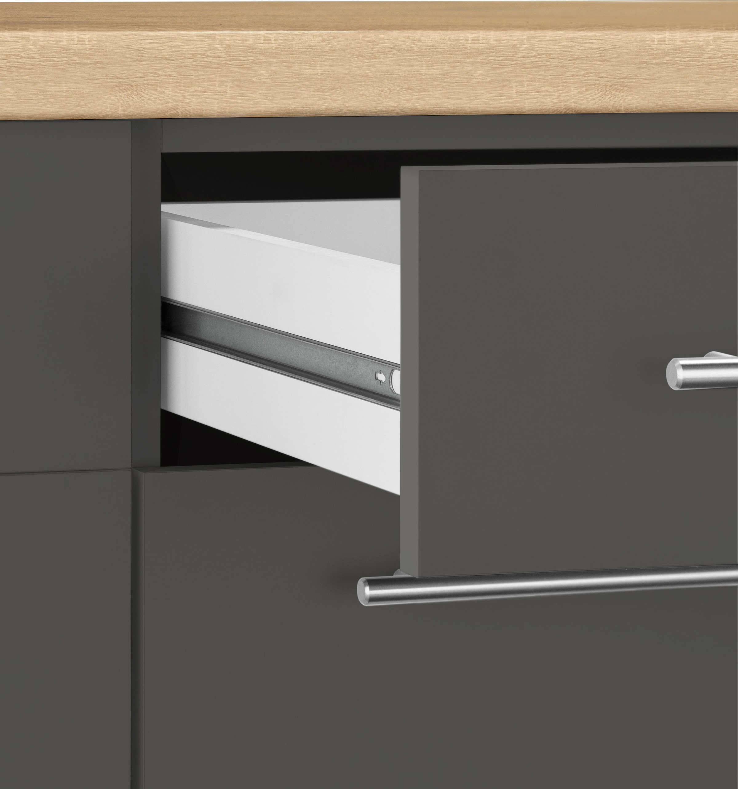 wiho Küchen Winkelküche »Unna« mit E-Geräten, Stellbreite 220 x 170 cm