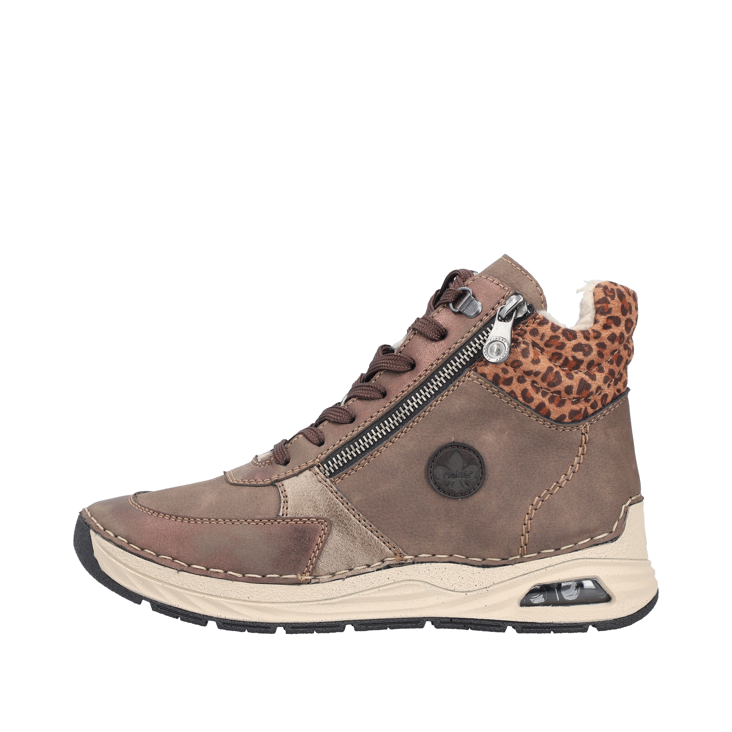 Rieker Winterboots  Schnürboots, Schnürstiefelette, High-Top-Sneaker mit Reißverschluss