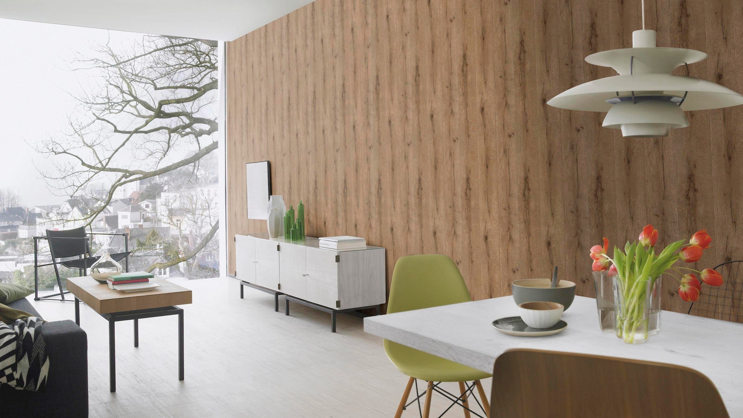 Rasch Vinyltapete »Factory III«, gemustert-Holz