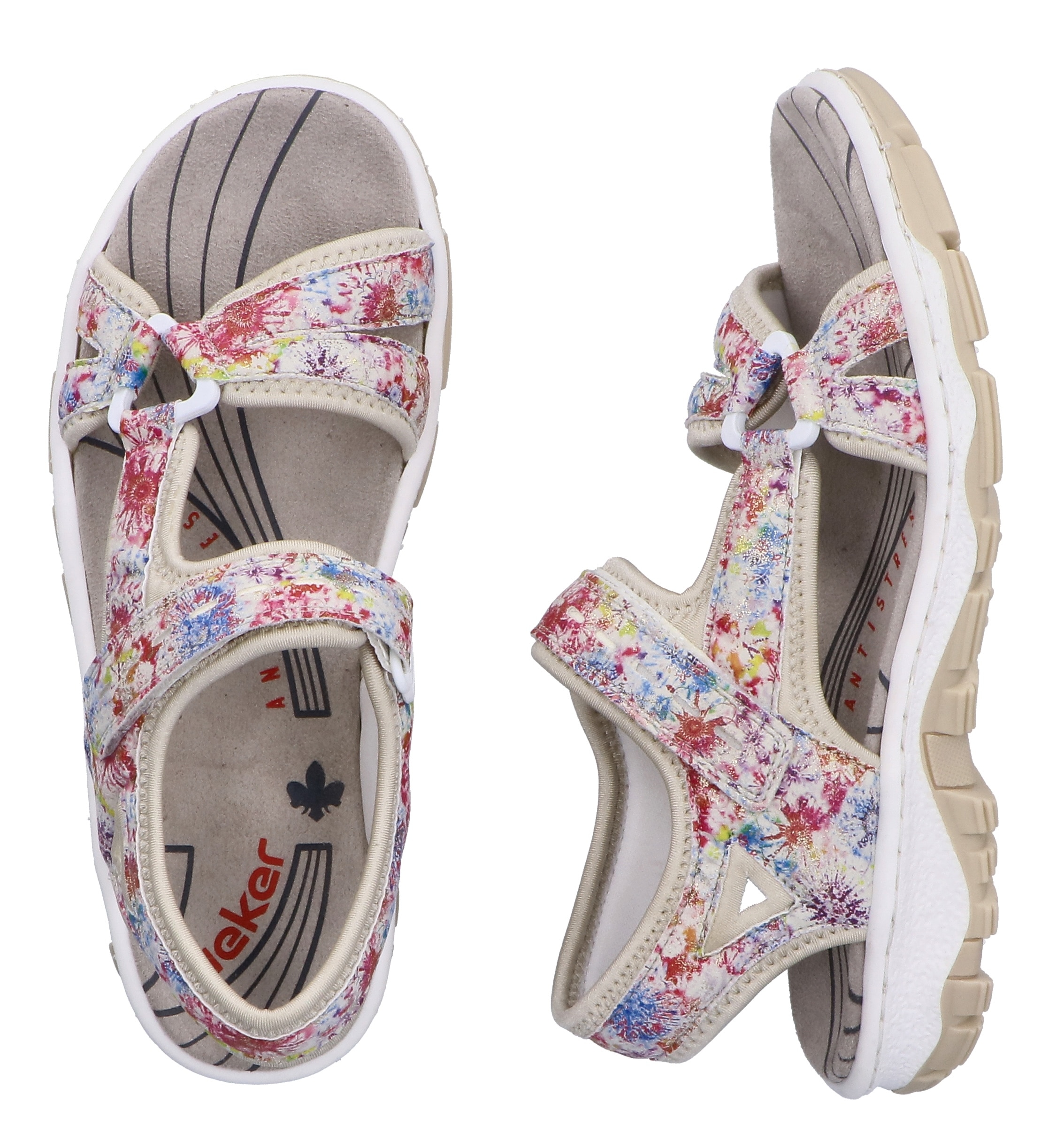Rieker Riemchensandale  Sommerschuh, Sandalette, Outdoorschuh in Trekking-Optik