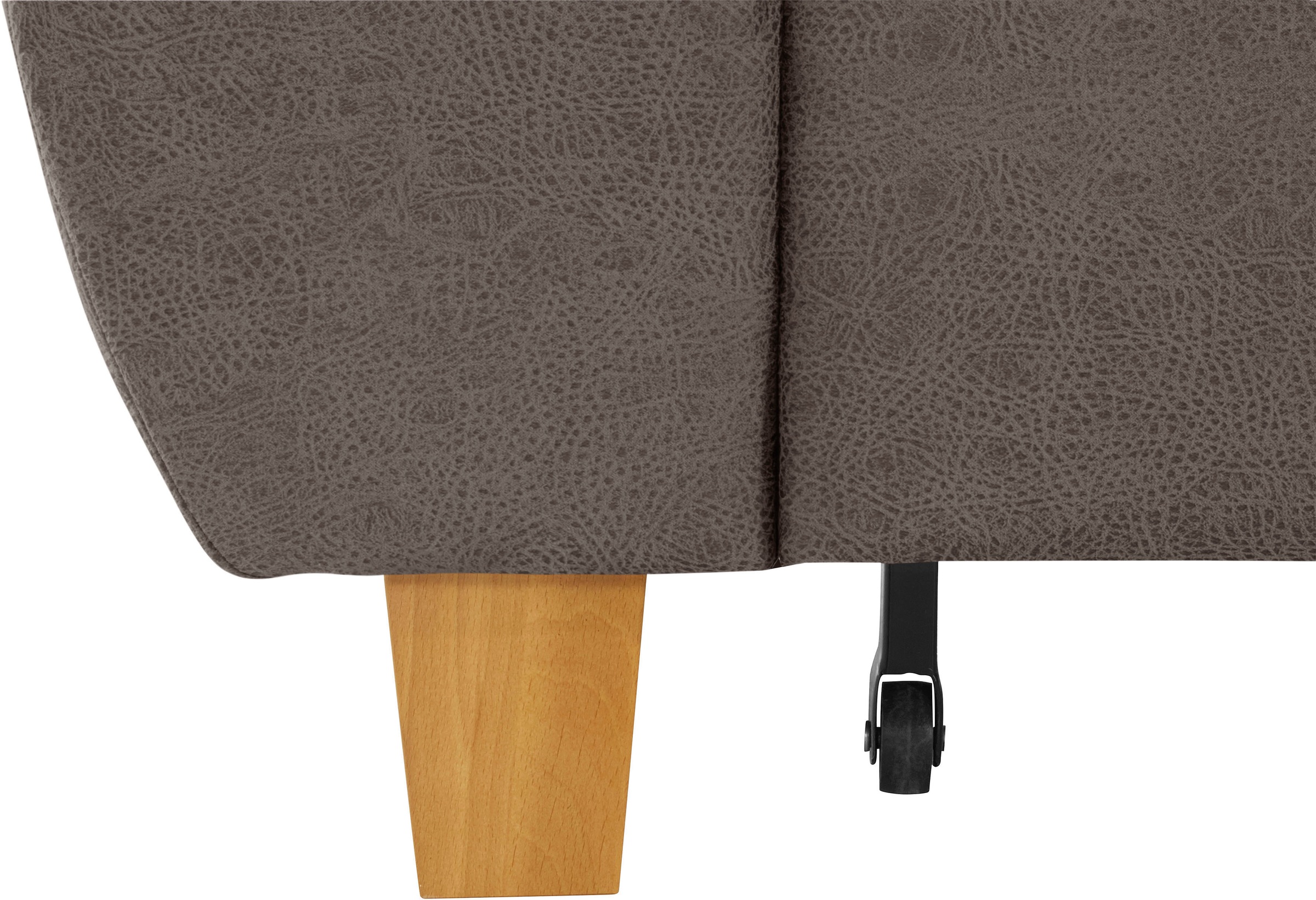 exxpo - sofa fashion Ecksofa »Enya, aufwendige Detailverarbeitung, hoher Sitzkomfort, bequem, L-Form«, inkl. Kopfteilverstellung, wahlweise mit Bettfunktion und Bettkasten