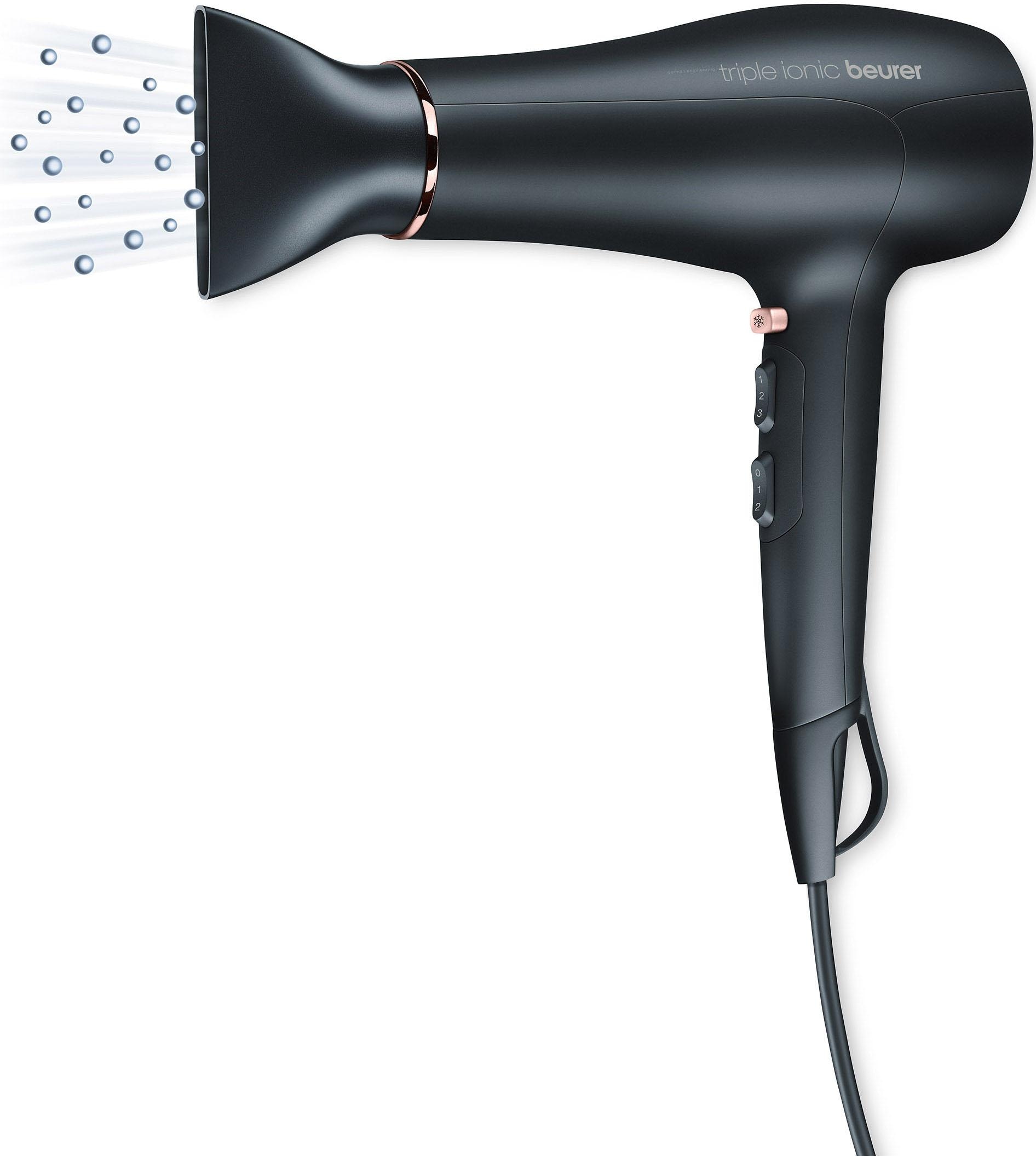 BEURER Haartrockner »HC 50«, 2200 W, 2 Aufsätze