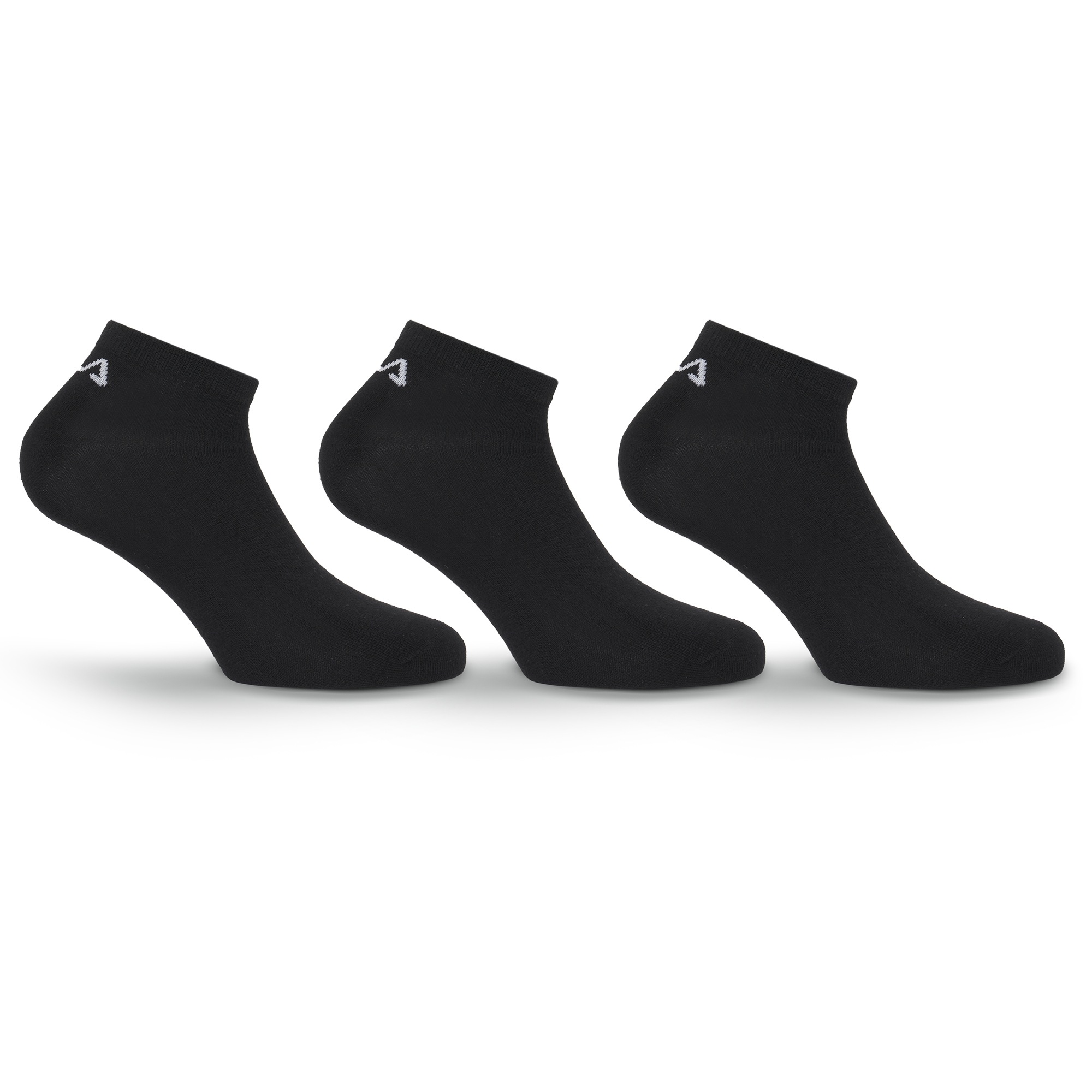 Fila Socken »UNISEX INVISIBLE PLAIN SOCKS« 3 Stk. tlg. mit eingestricktem Logo an der Ferse