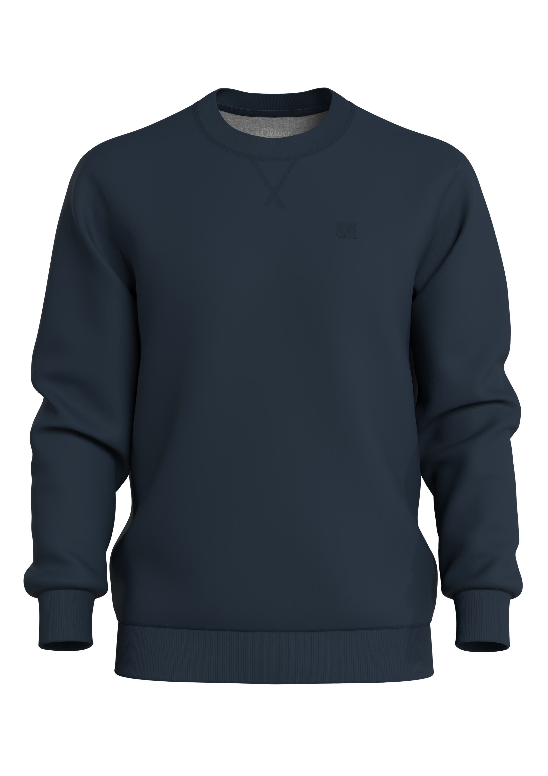 s.Oliver Sweatshirt, mit Logo Stickerei
