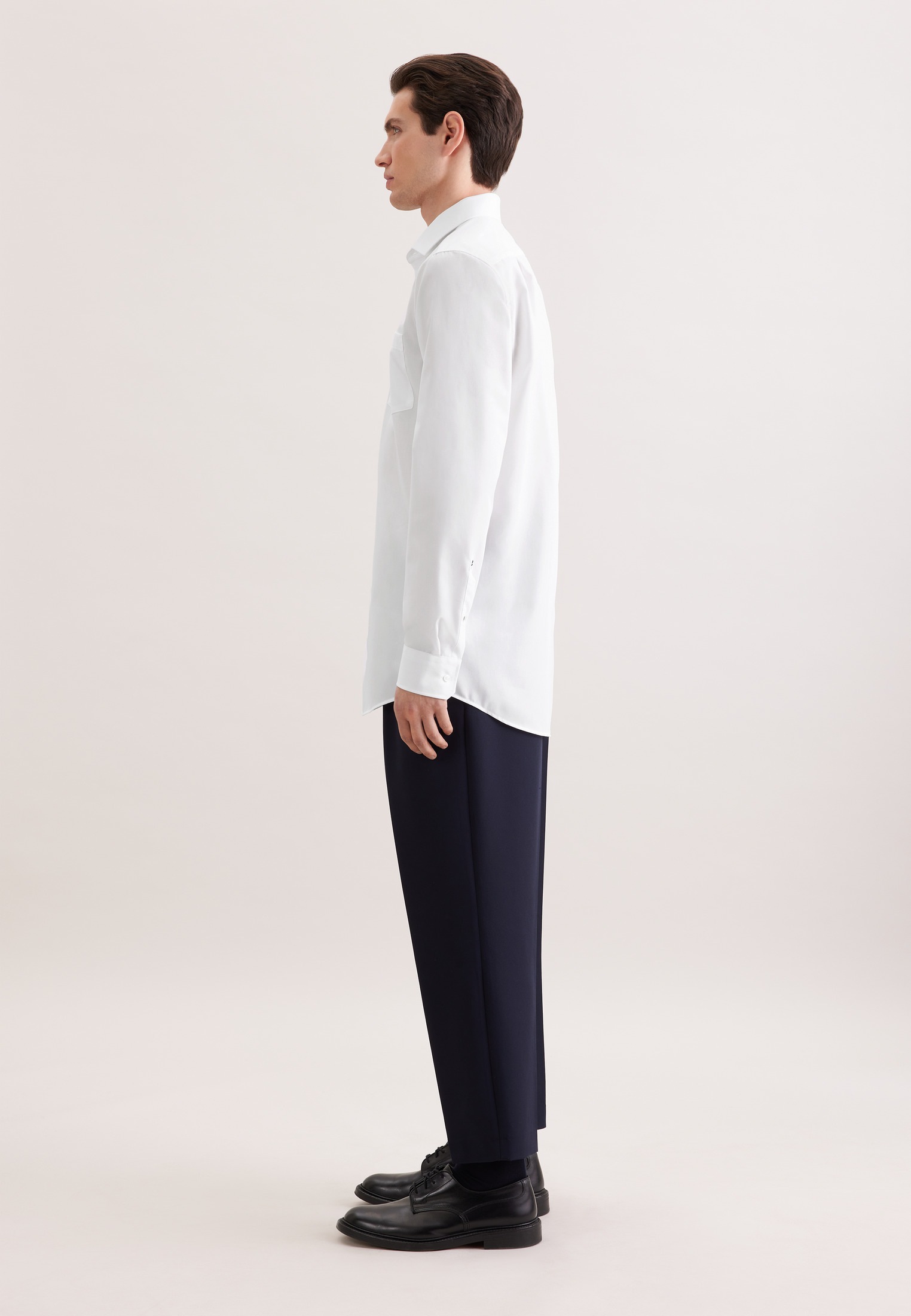 seidensticker Businesshemd »Schwarze Rose« Regular 1/1 Extra lang Kentkragen Uni