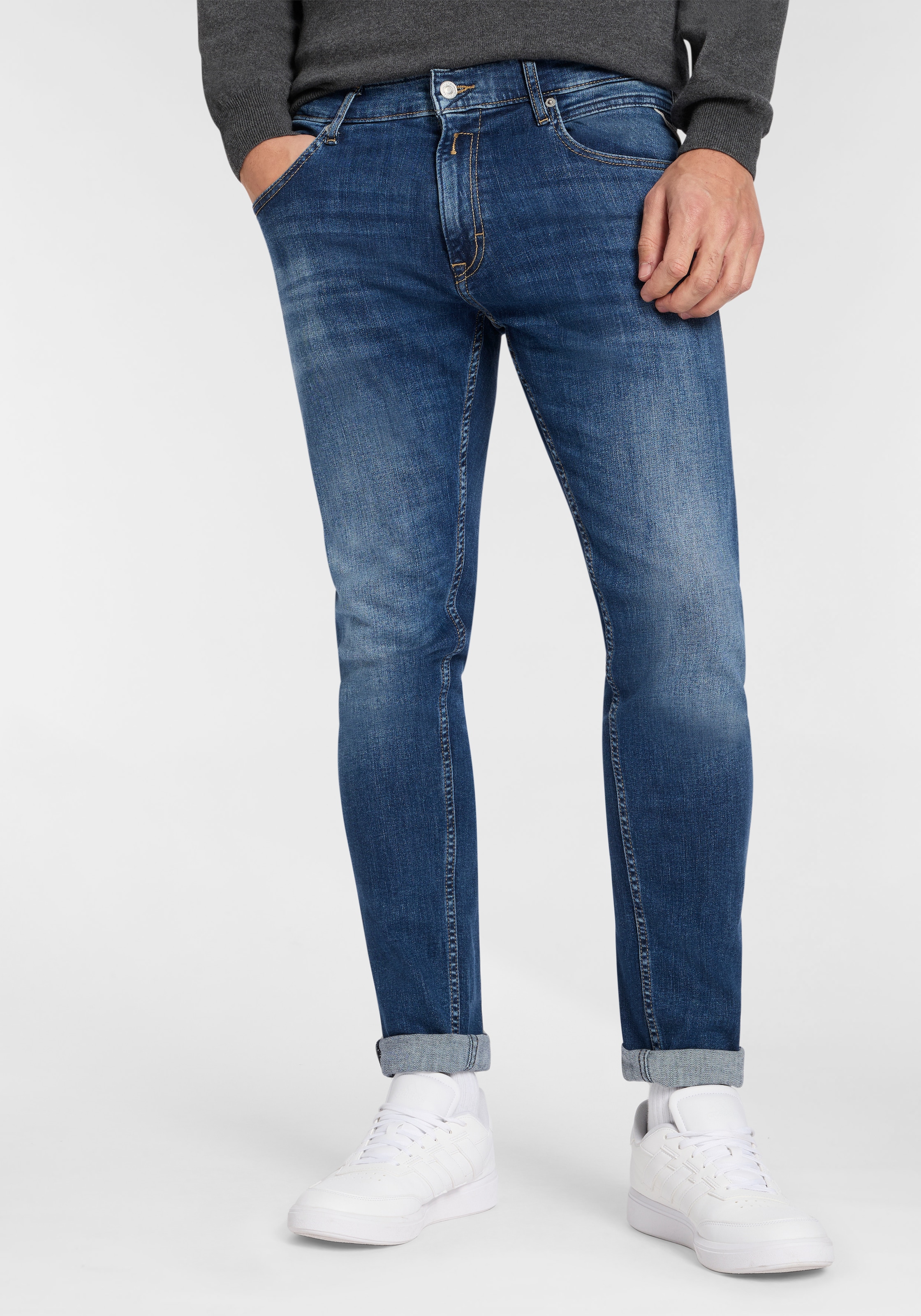 Replay Slim-fit-Jeans »MICKYM« Tapered, 5-Pocket-Stil