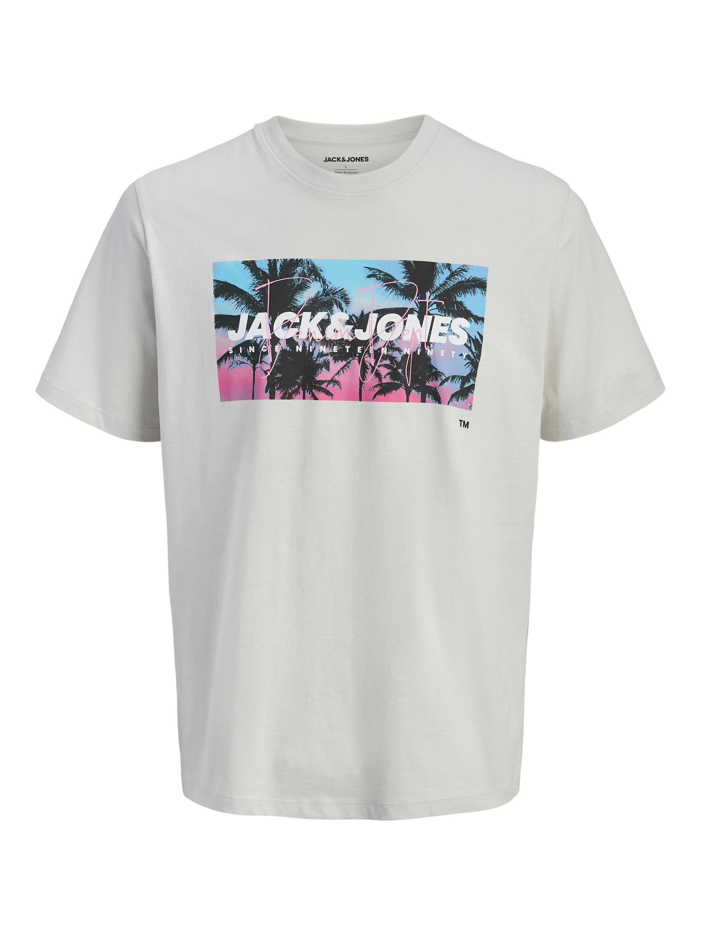 Jack & Jones Rundhalsshirt »JJINDIANA TEE SS CREW NECK«