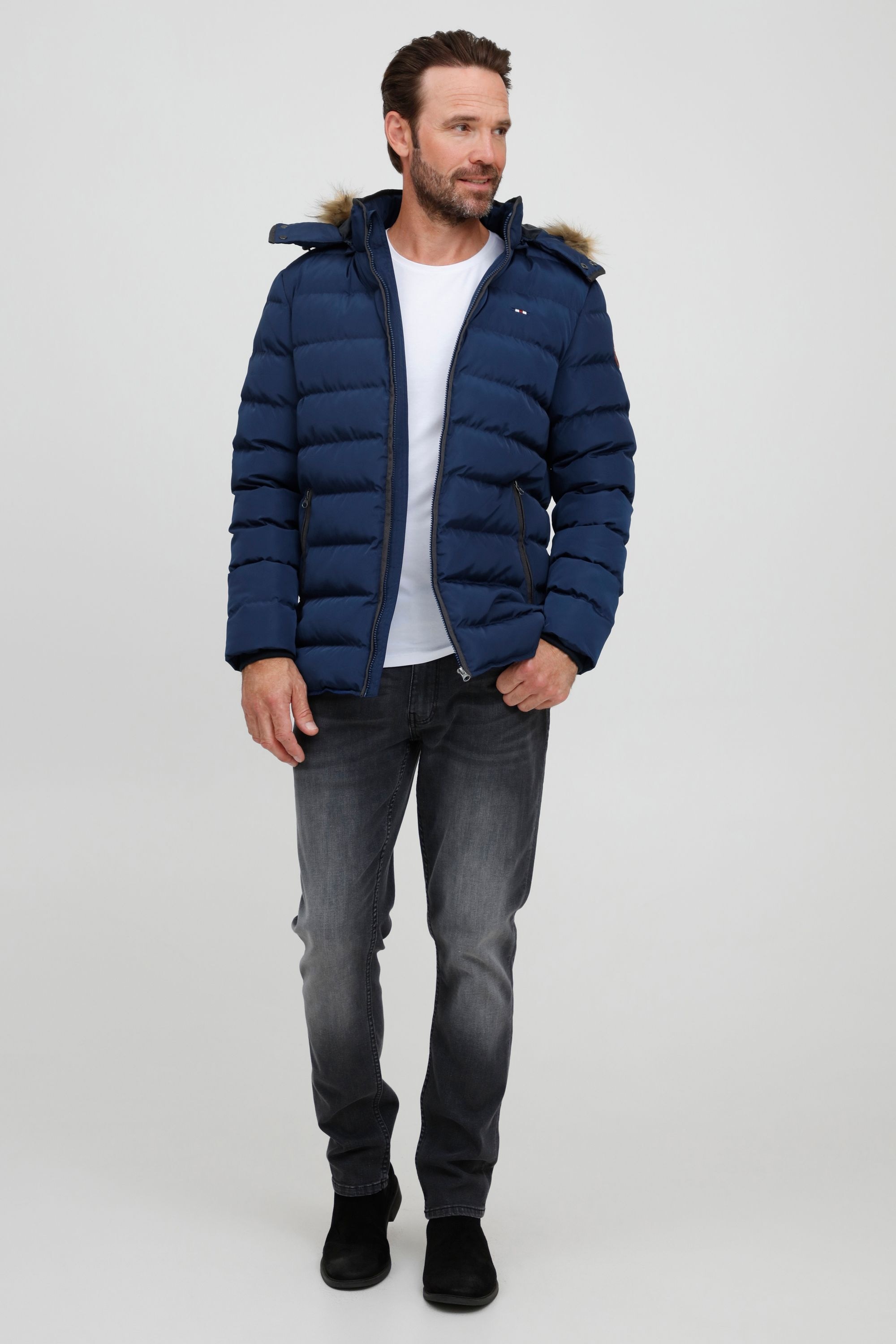FQ1924 Steppjacke »Steppjacke FQAksel«, mit Kapuze