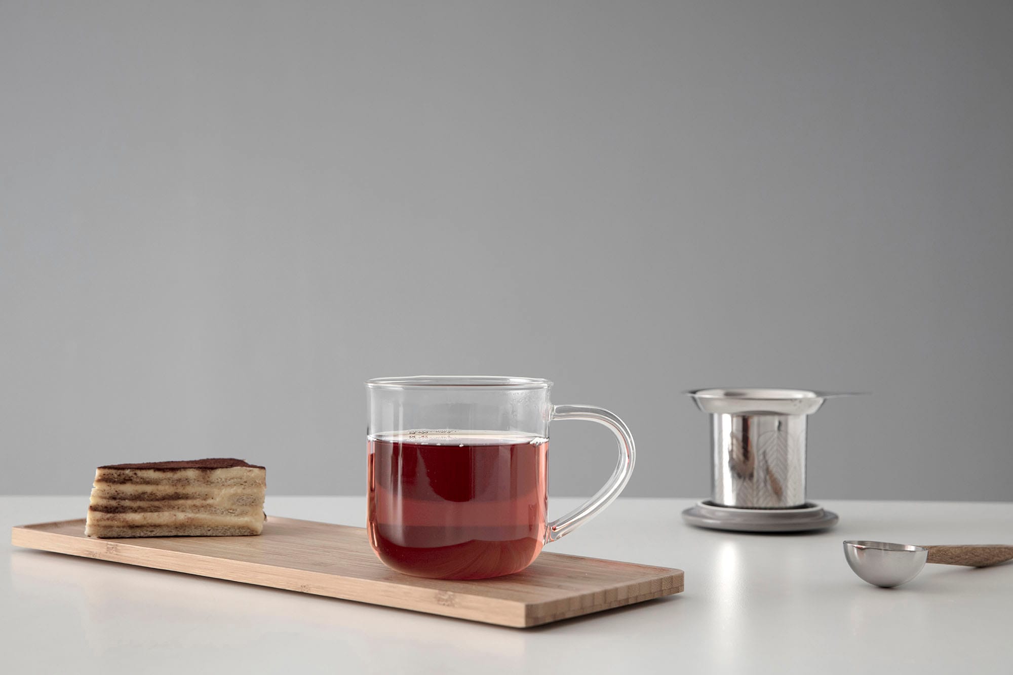 VIVA SCANDINAVIA Tasse »Eva«, mit Teesieb und Deckel, Borosilikatglas, 400 ml