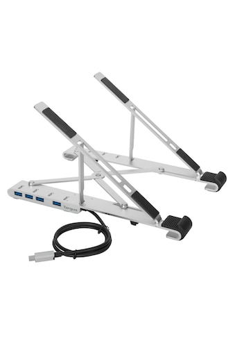 Laptop-Ständer »Portable Stand with Integrated Hub (USB-A)«, bis 39,6 cm Zoll, (1 St.)