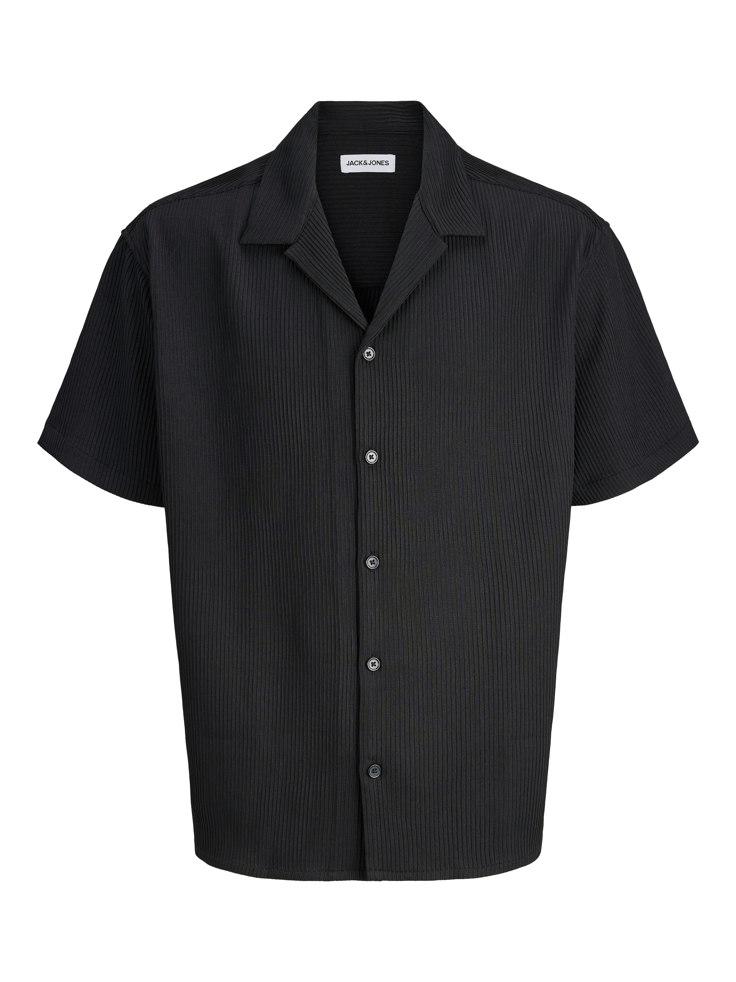 Jack & Jones Kurzarmhemd »JJEHARRISON RESORT SHIRT SS SN« Materialmix mit Stretch, loose fit