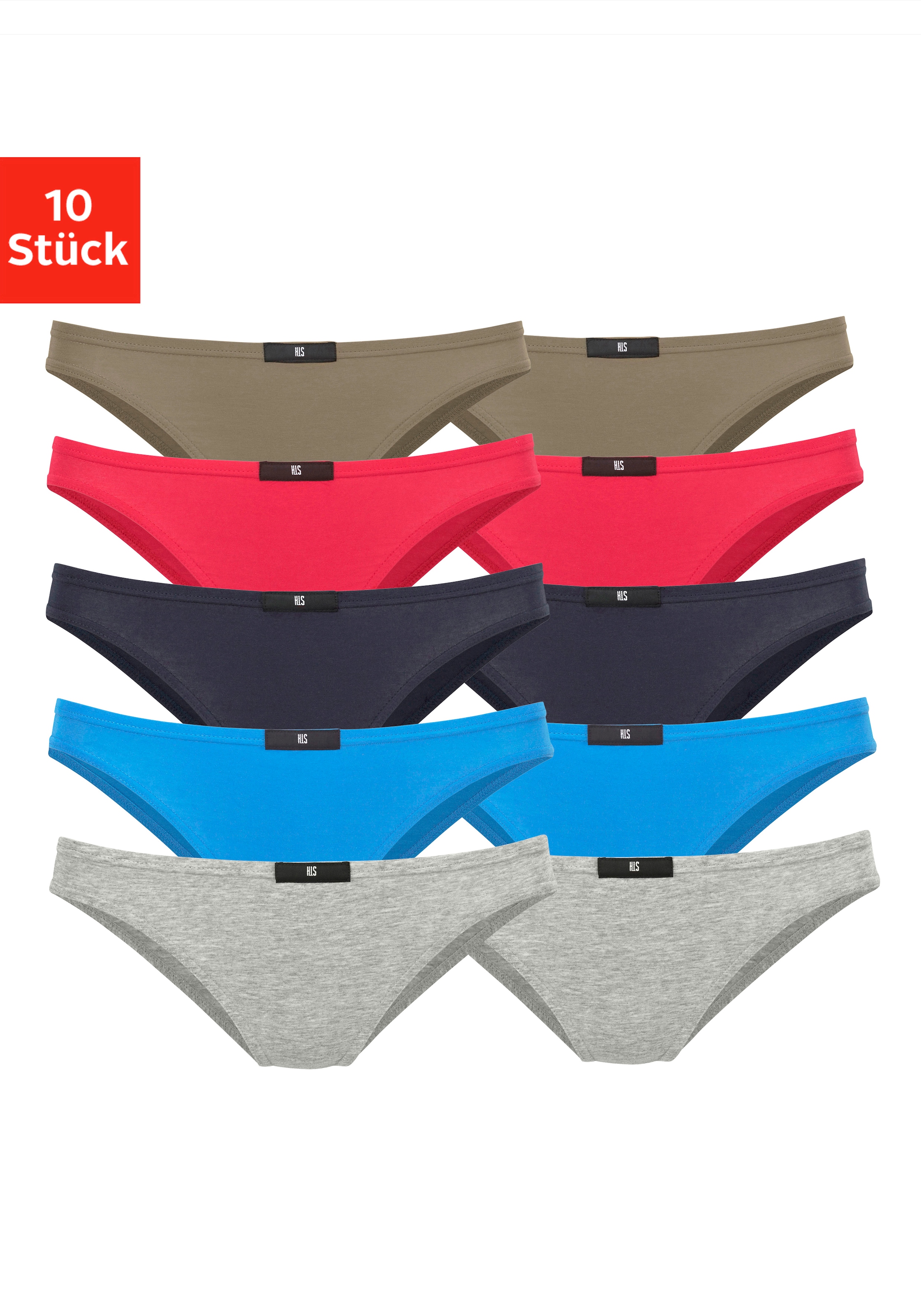 (Packung, H.I.S Baumwoll-Qualität St.), 10 OTTO Slip, aus elastischer bestellen online bei