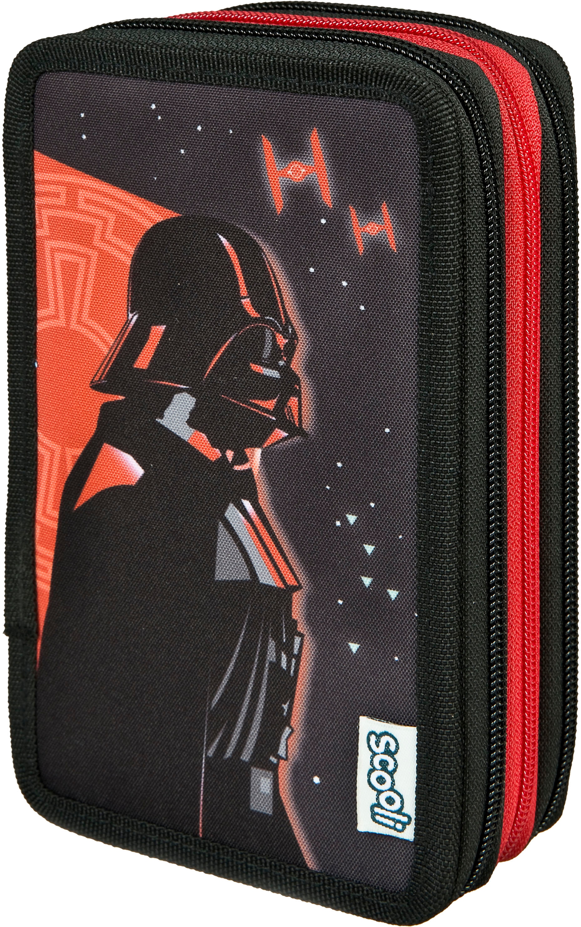 Scooli Federmäppchen »Tripledecker, Star Wars«, befüllt, inklusive Geodreieck