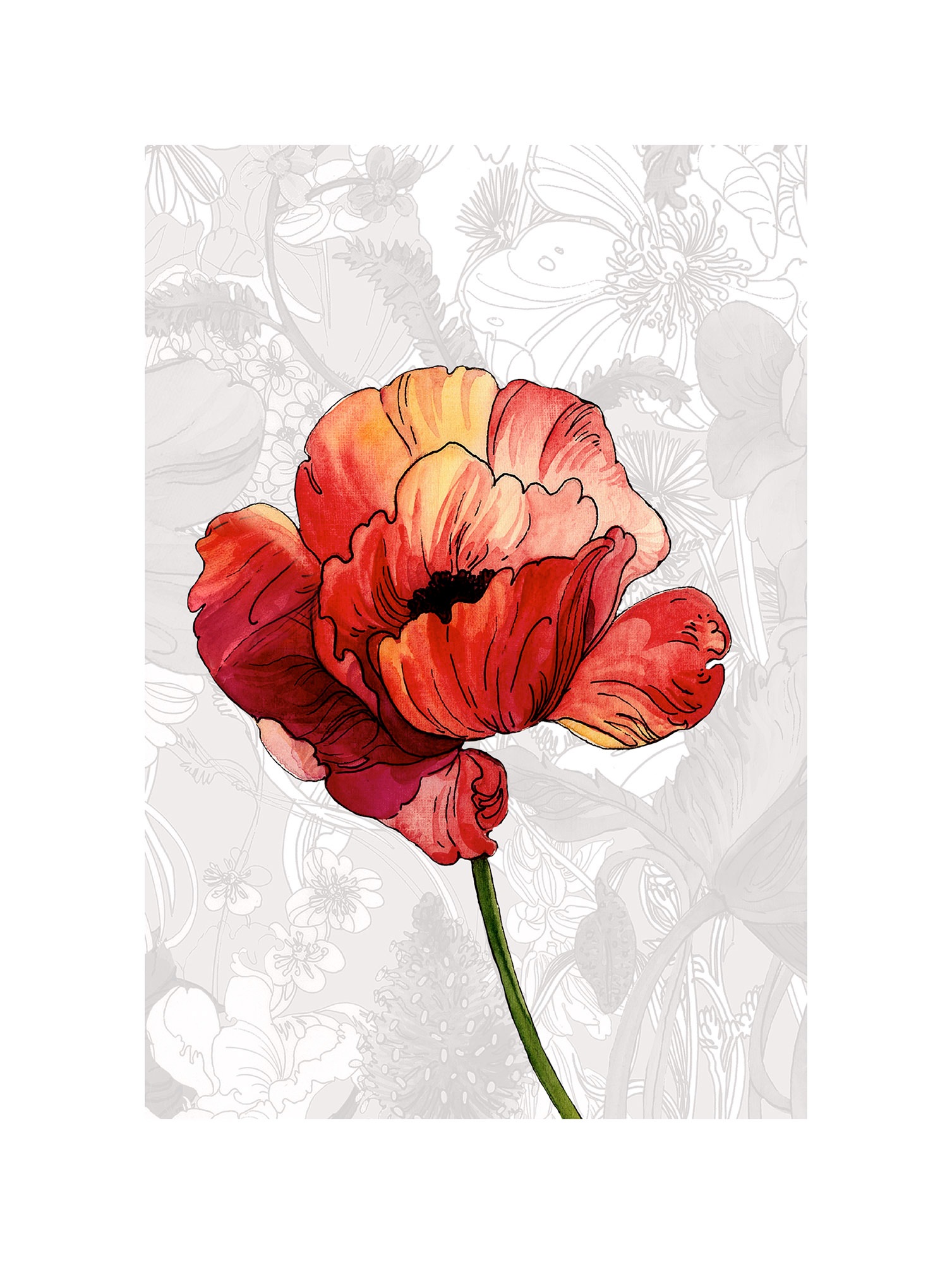 Komar Bild »Amora«, Natur, (1 St.), Wandbild zur Dekoration - ohne Rahmen